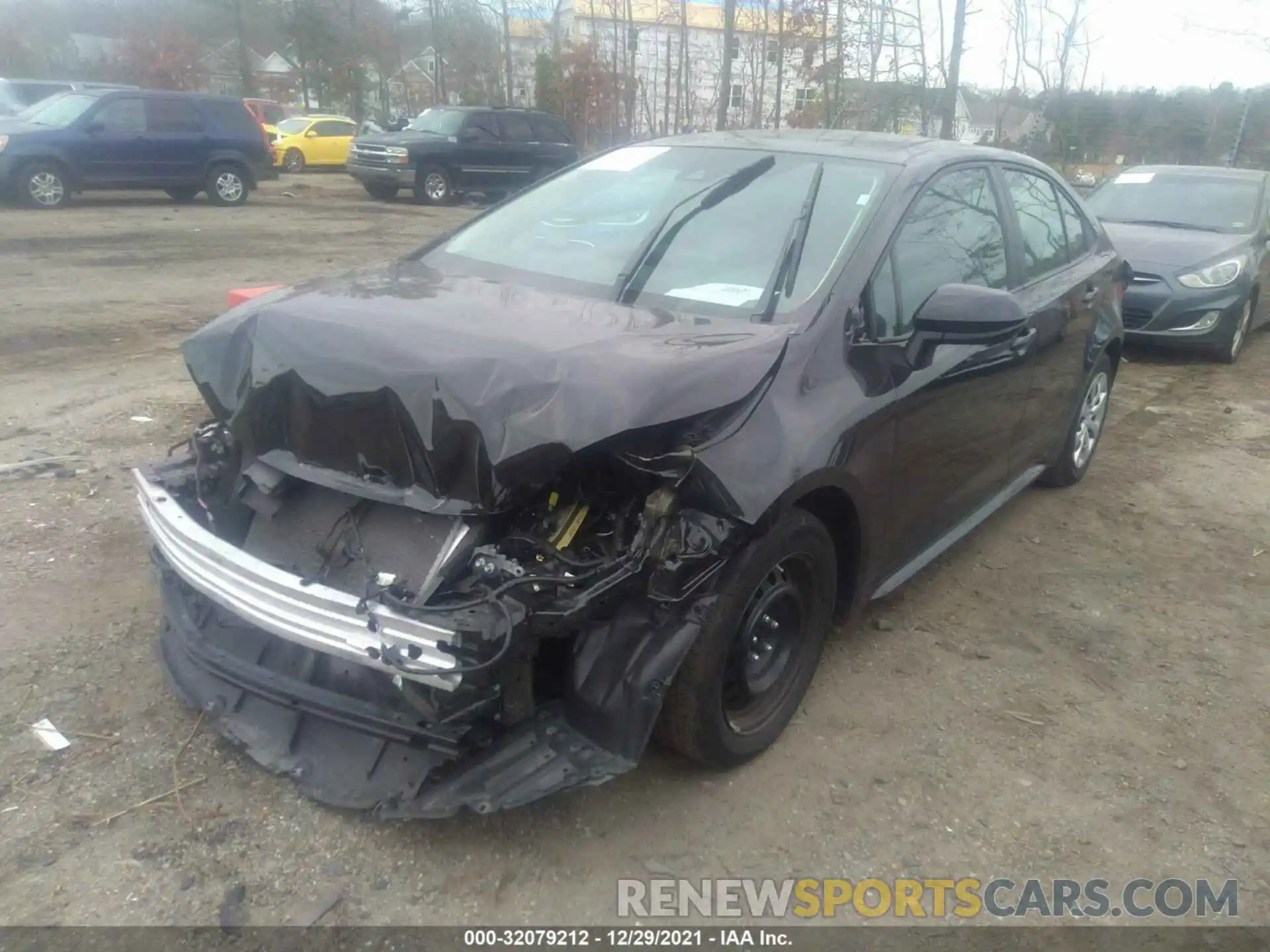 2 Photograph of a damaged car 5YFEPMAE1MP191376 TOYOTA COROLLA 2021