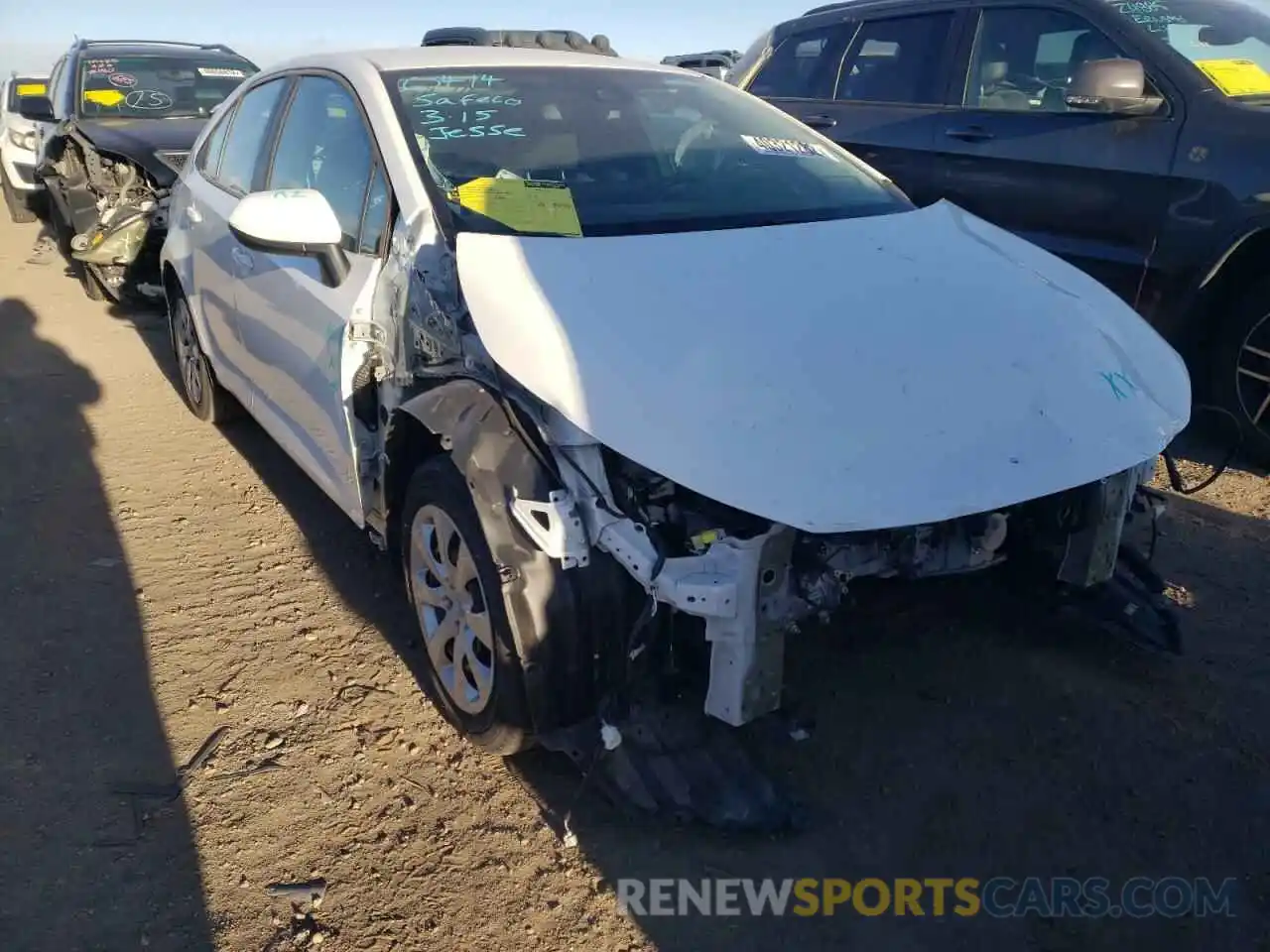 1 Photograph of a damaged car 5YFEPMAE1MP194021 TOYOTA COROLLA 2021