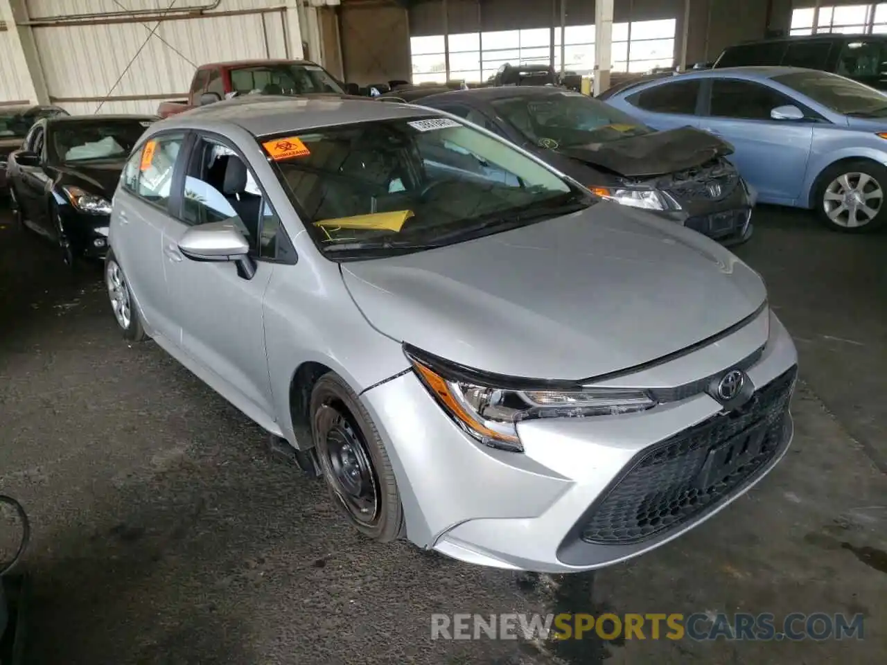 1 Photograph of a damaged car 5YFEPMAE1MP194505 TOYOTA COROLLA 2021