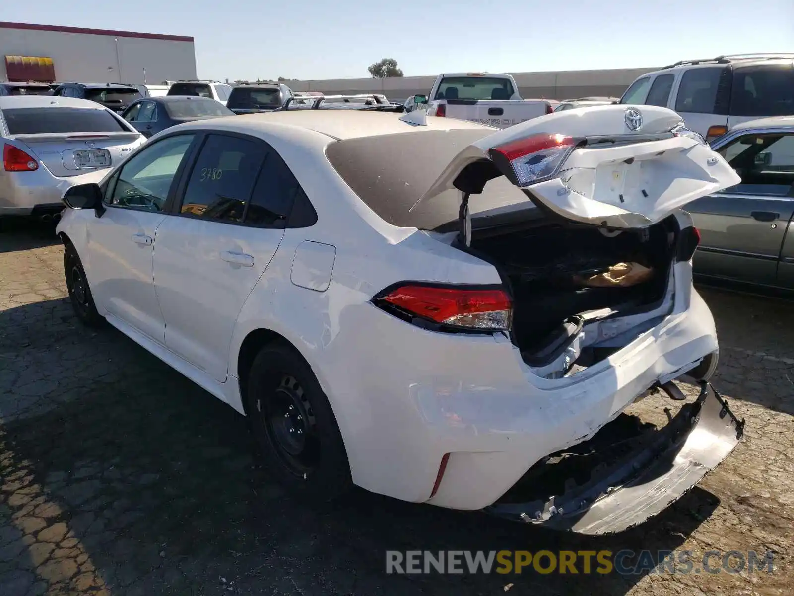 3 Photograph of a damaged car 5YFEPMAE1MP195086 TOYOTA COROLLA 2021