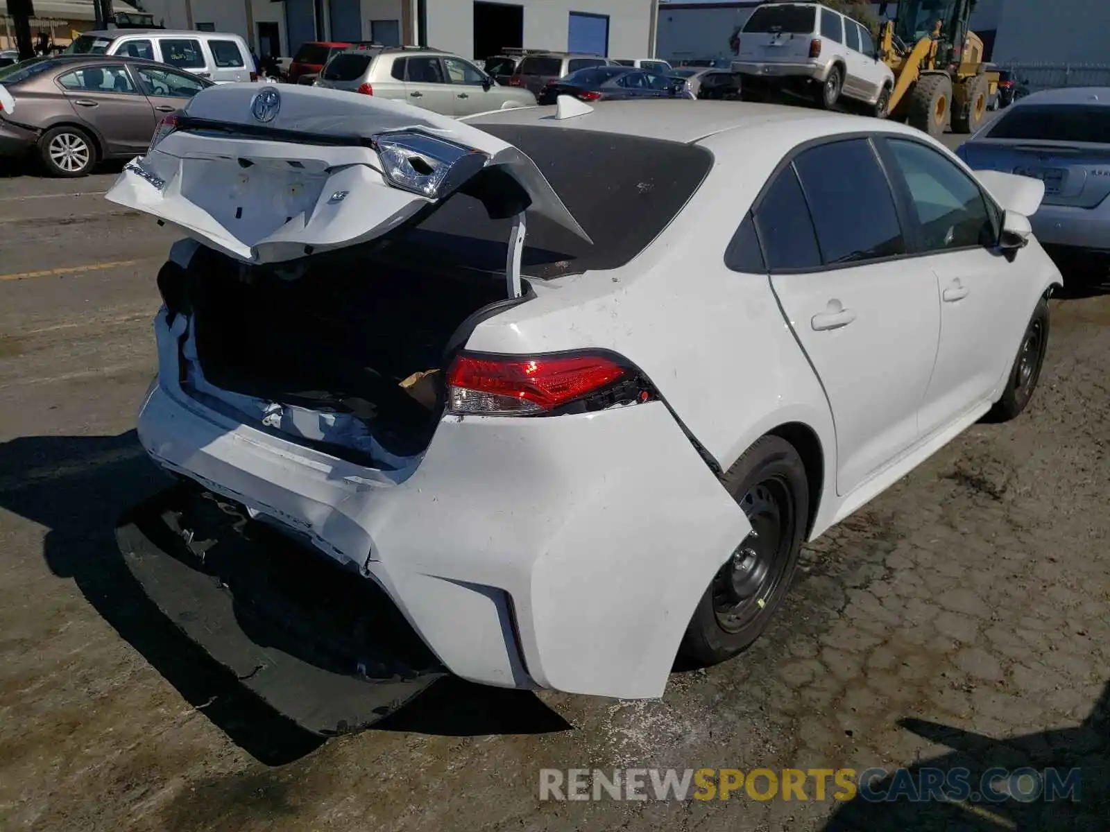 4 Photograph of a damaged car 5YFEPMAE1MP195086 TOYOTA COROLLA 2021