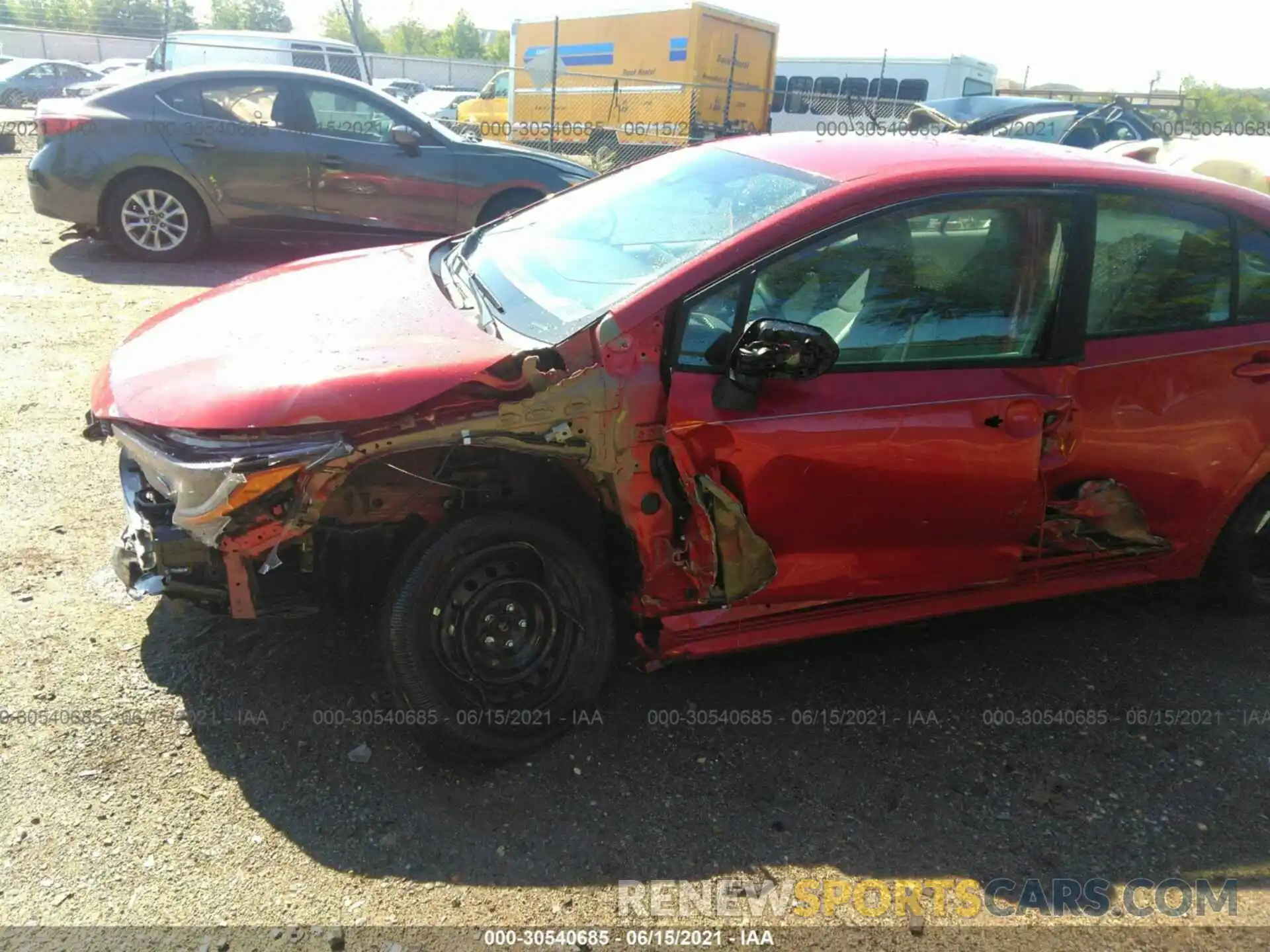 6 Photograph of a damaged car 5YFEPMAE1MP196383 TOYOTA COROLLA 2021