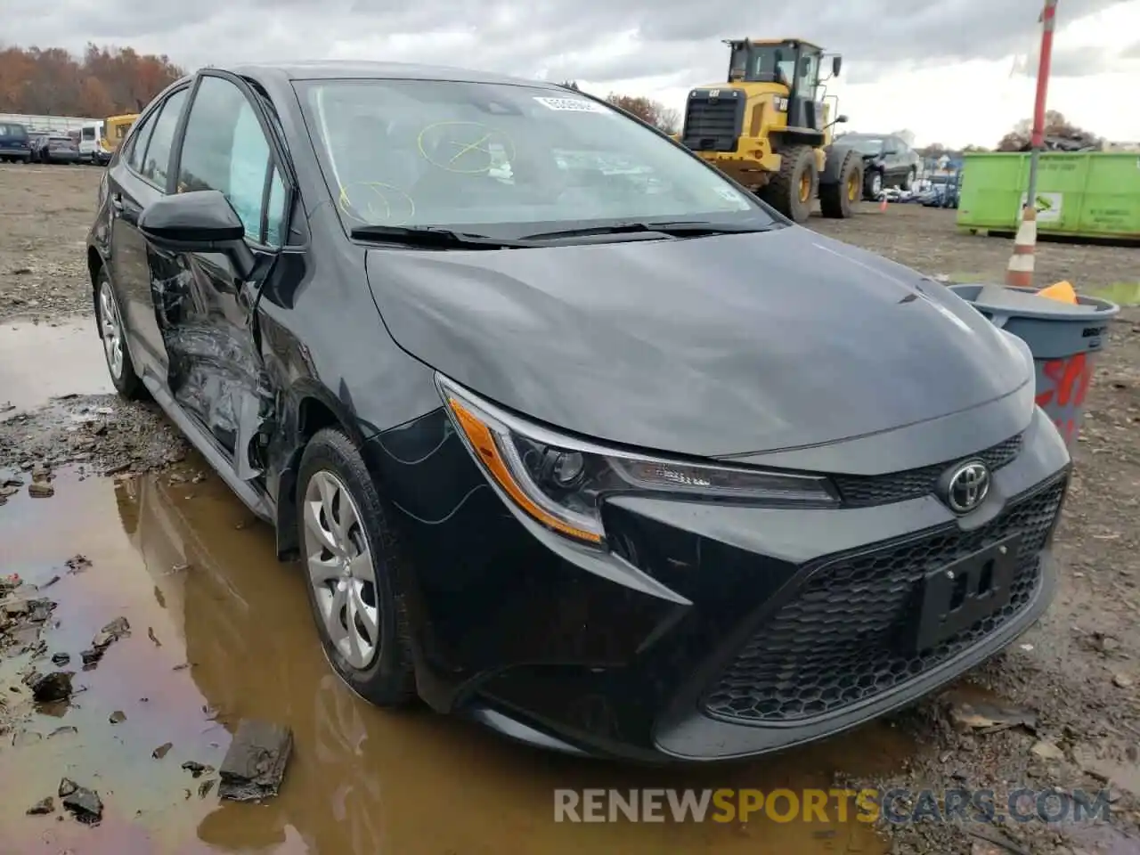 1 Photograph of a damaged car 5YFEPMAE1MP197243 TOYOTA COROLLA 2021