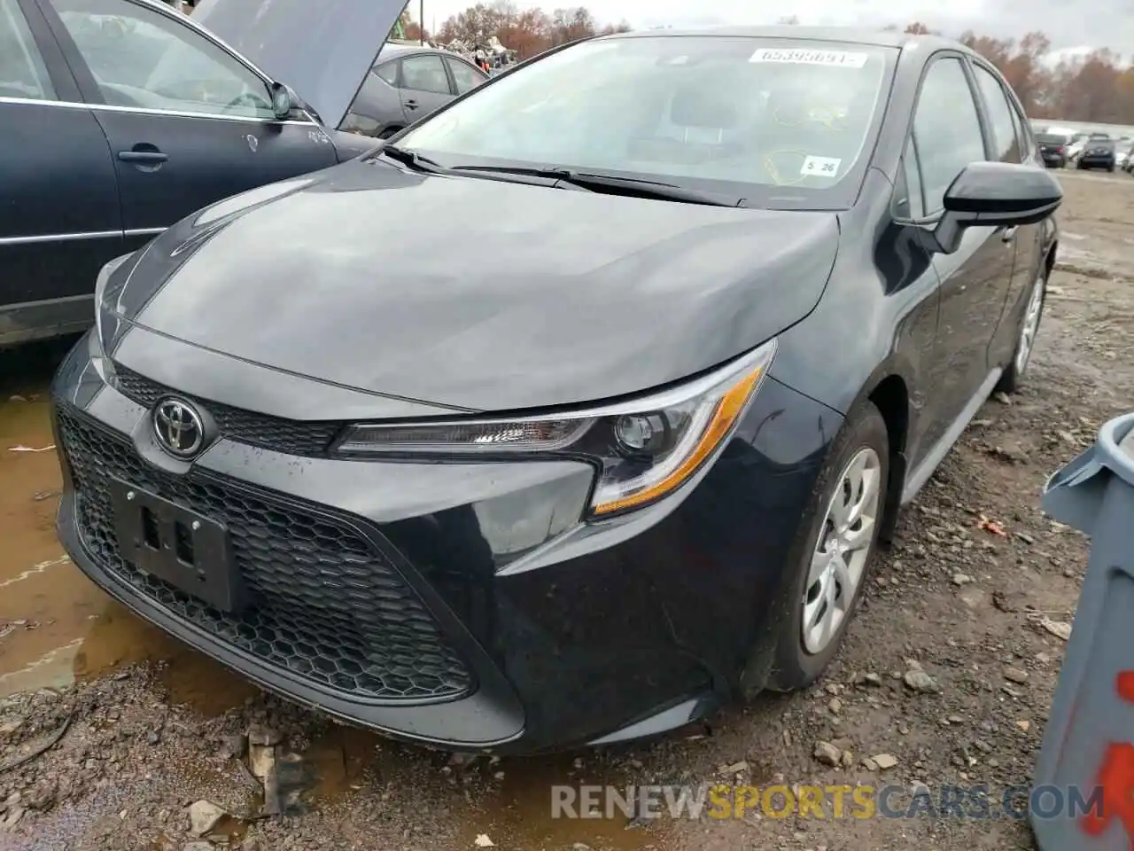 2 Photograph of a damaged car 5YFEPMAE1MP197243 TOYOTA COROLLA 2021