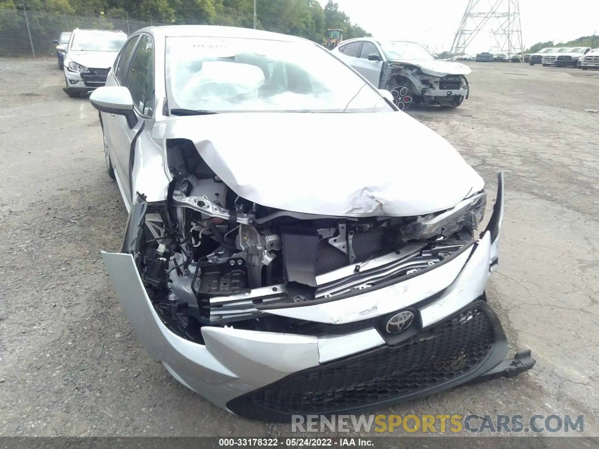 6 Photograph of a damaged car 5YFEPMAE1MP198294 TOYOTA COROLLA 2021