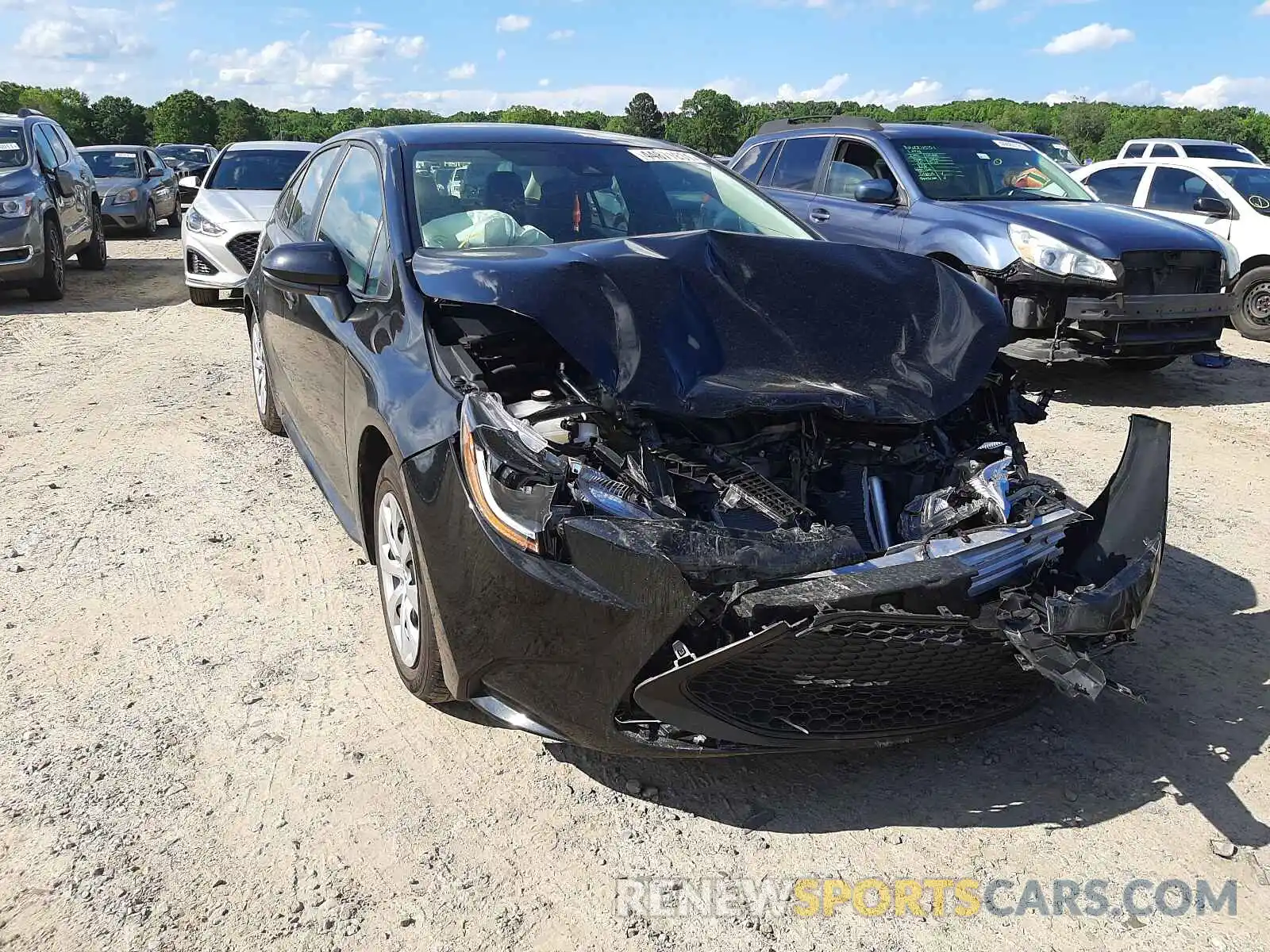 1 Photograph of a damaged car 5YFEPMAE1MP198392 TOYOTA COROLLA 2021