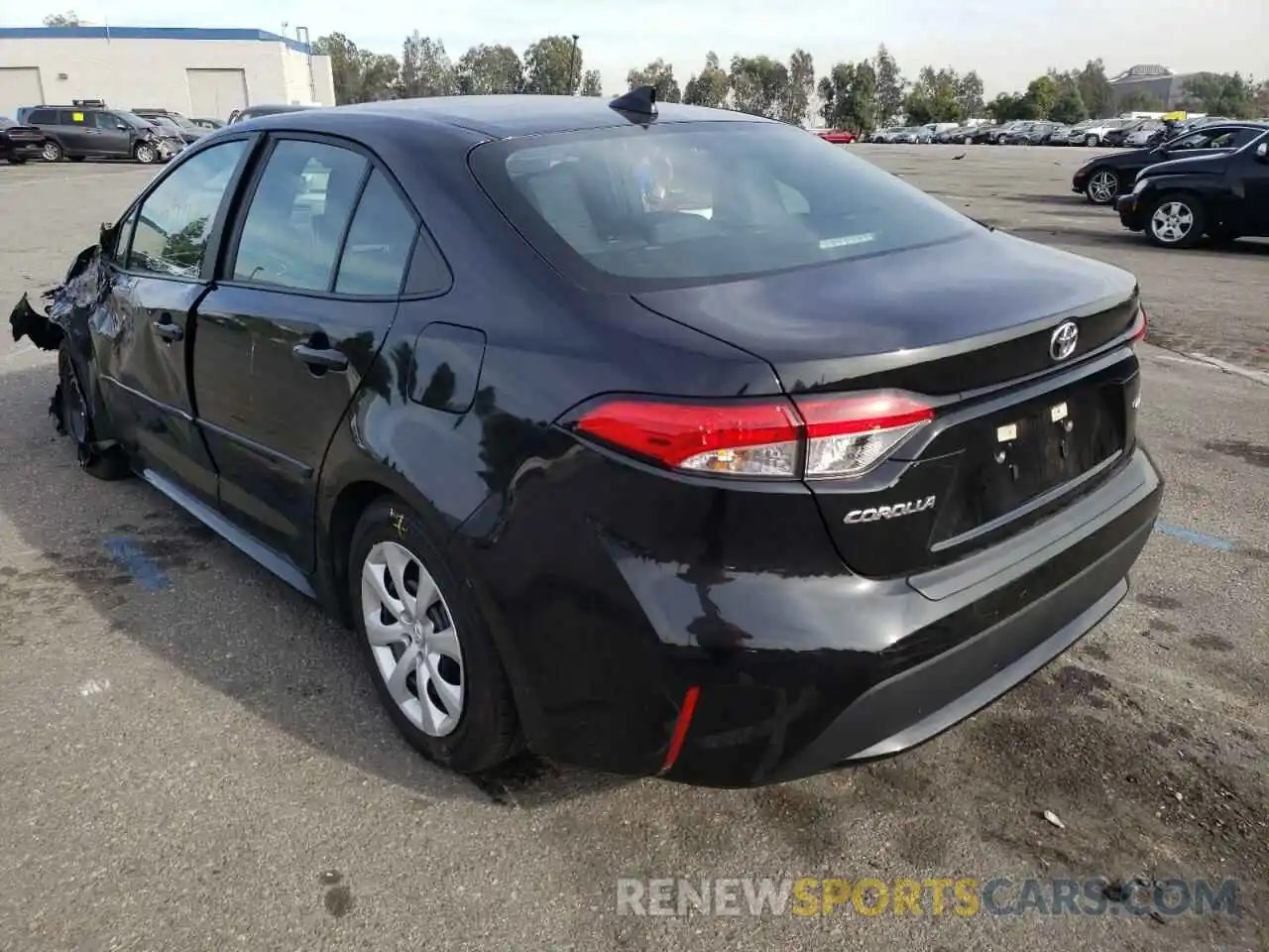 3 Photograph of a damaged car 5YFEPMAE1MP198621 TOYOTA COROLLA 2021