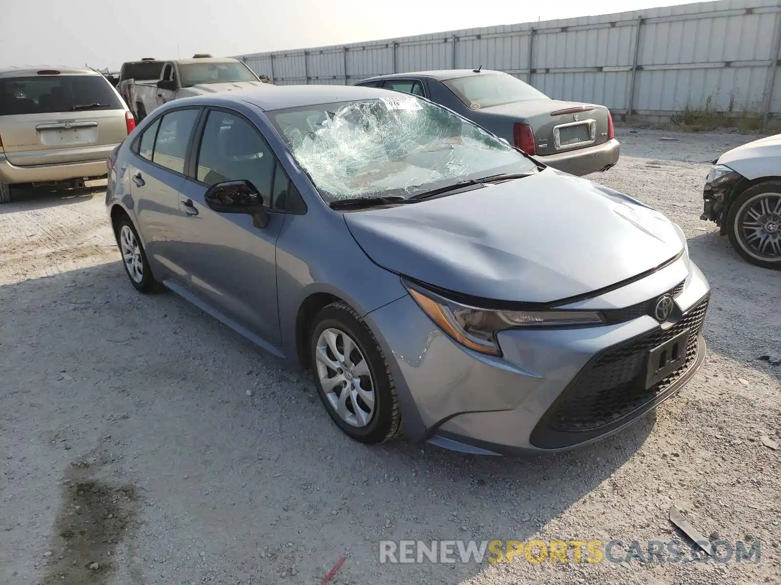 1 Photograph of a damaged car 5YFEPMAE1MP198974 TOYOTA COROLLA 2021