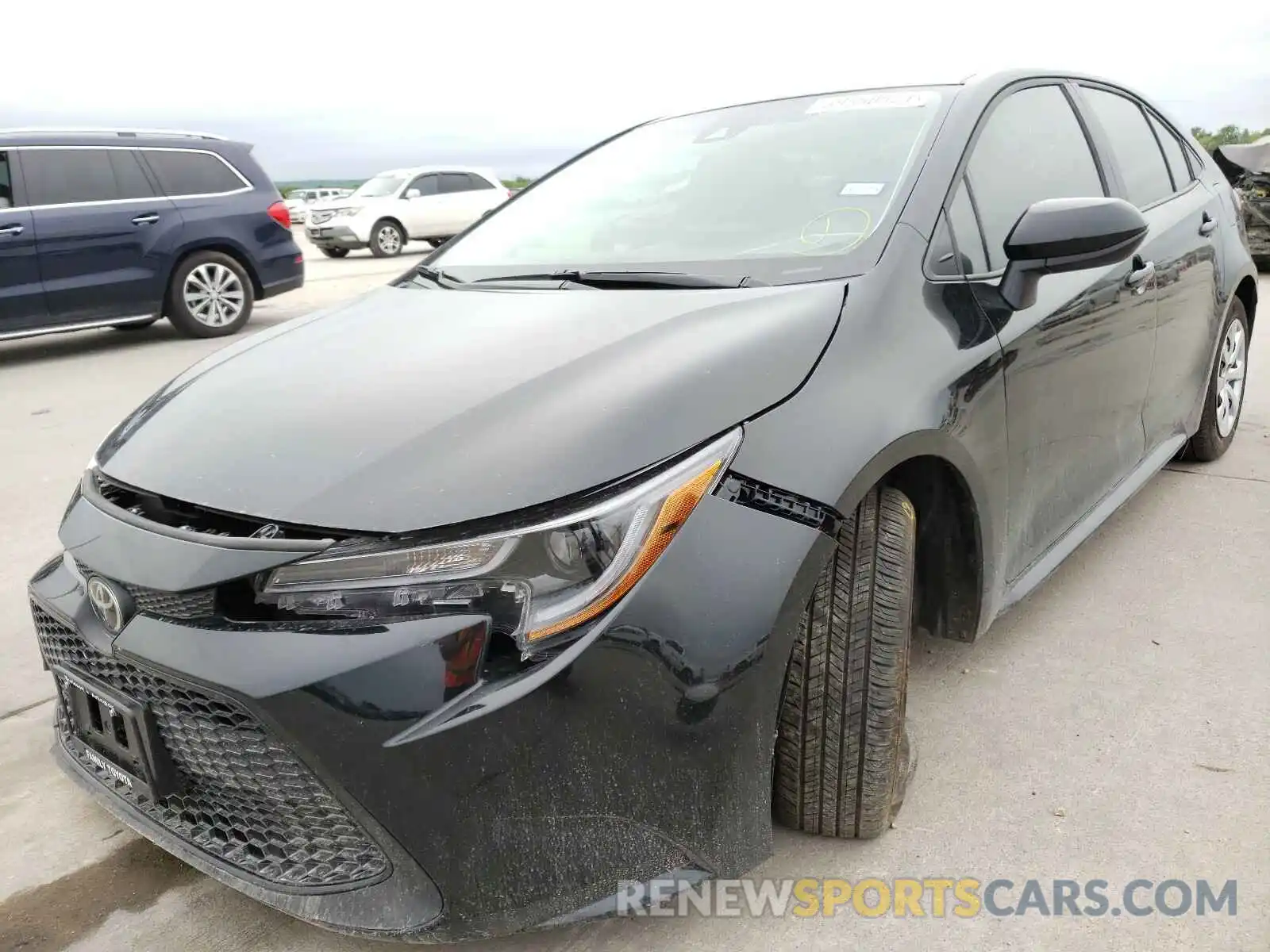 2 Photograph of a damaged car 5YFEPMAE1MP200366 TOYOTA COROLLA 2021