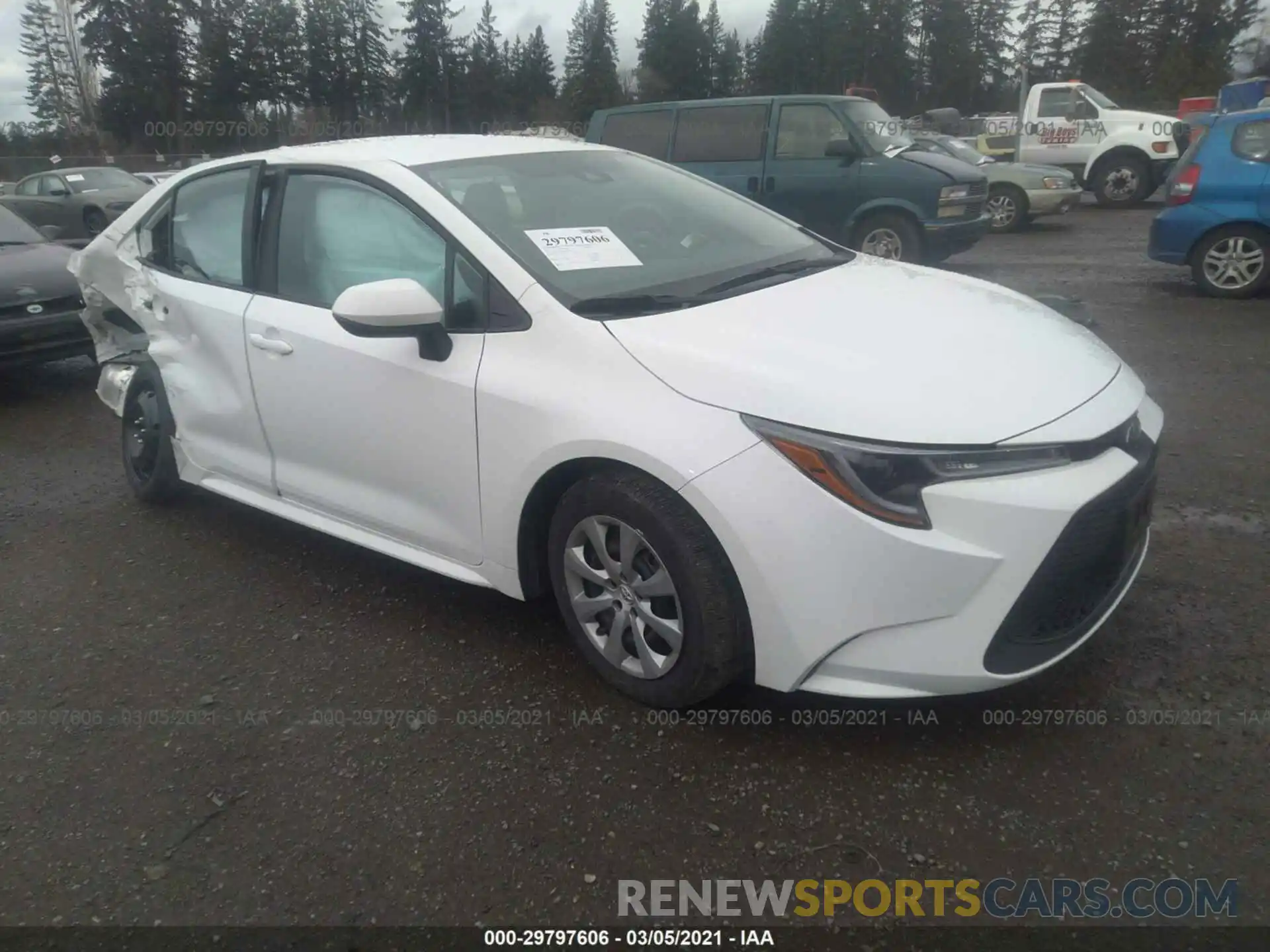 1 Photograph of a damaged car 5YFEPMAE1MP200870 TOYOTA COROLLA 2021