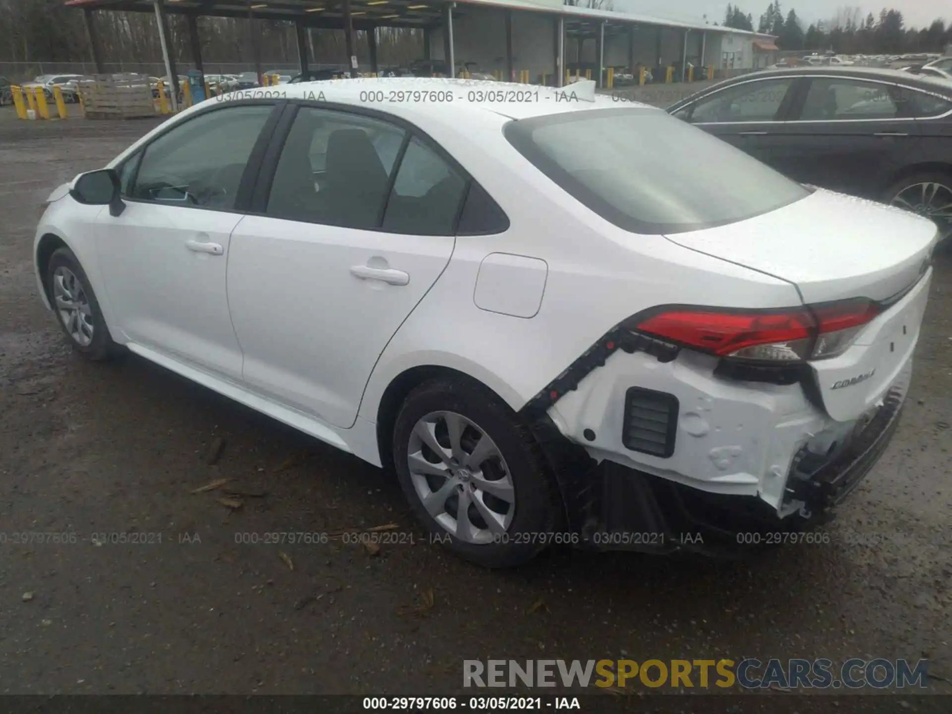 3 Photograph of a damaged car 5YFEPMAE1MP200870 TOYOTA COROLLA 2021