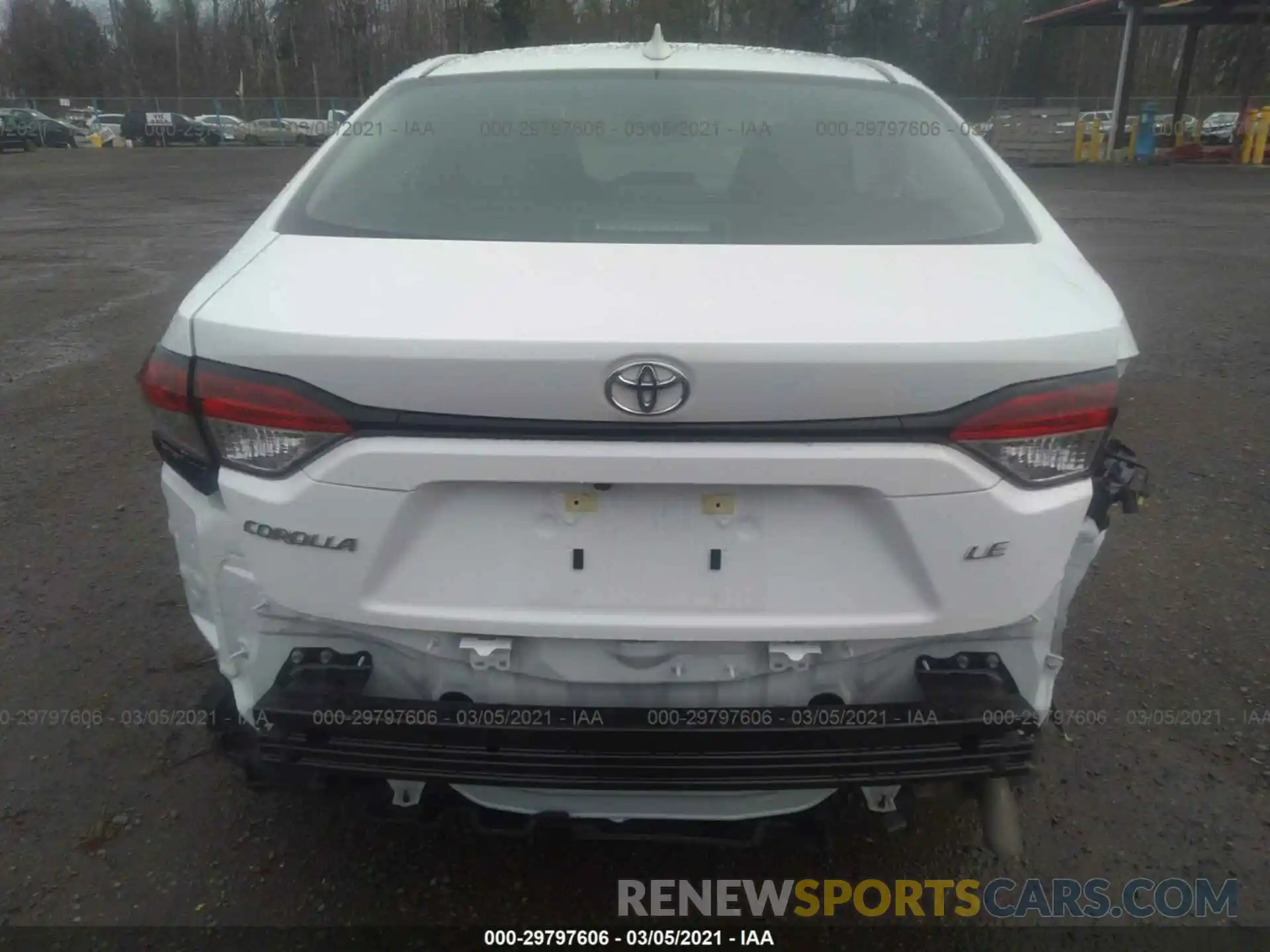 6 Photograph of a damaged car 5YFEPMAE1MP200870 TOYOTA COROLLA 2021