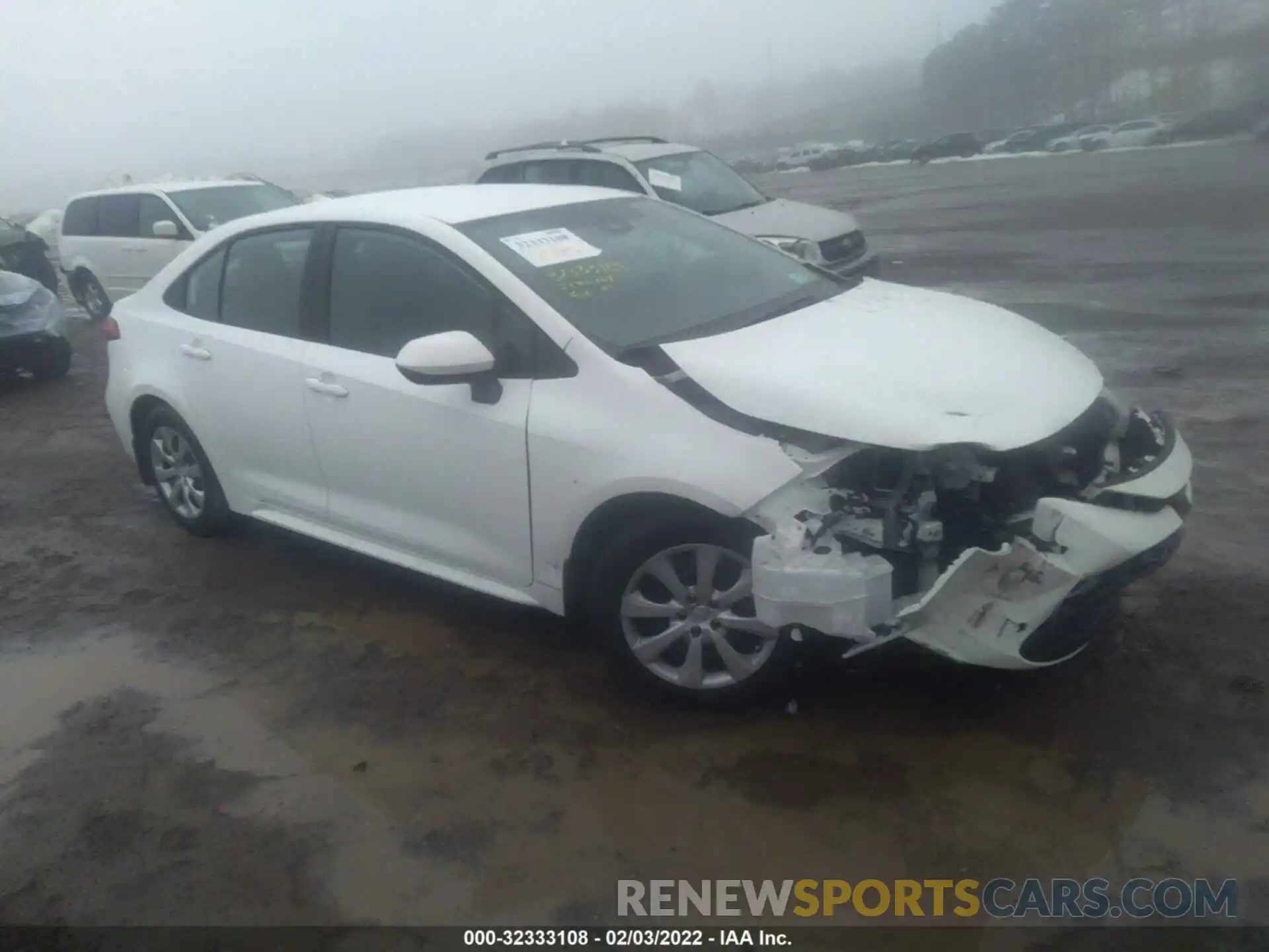 1 Photograph of a damaged car 5YFEPMAE1MP202246 TOYOTA COROLLA 2021