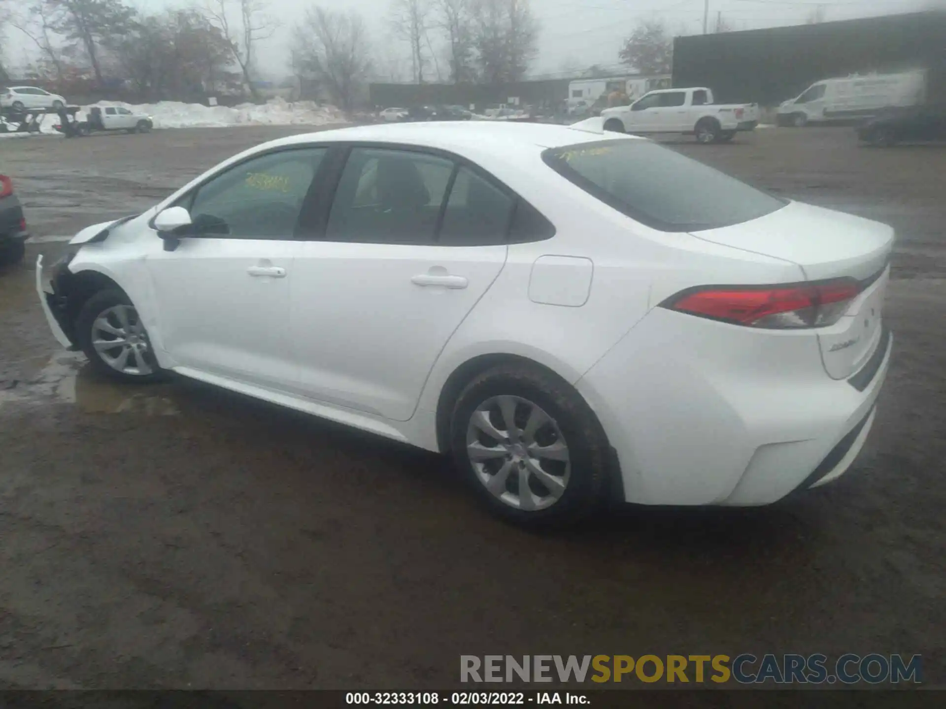 3 Photograph of a damaged car 5YFEPMAE1MP202246 TOYOTA COROLLA 2021