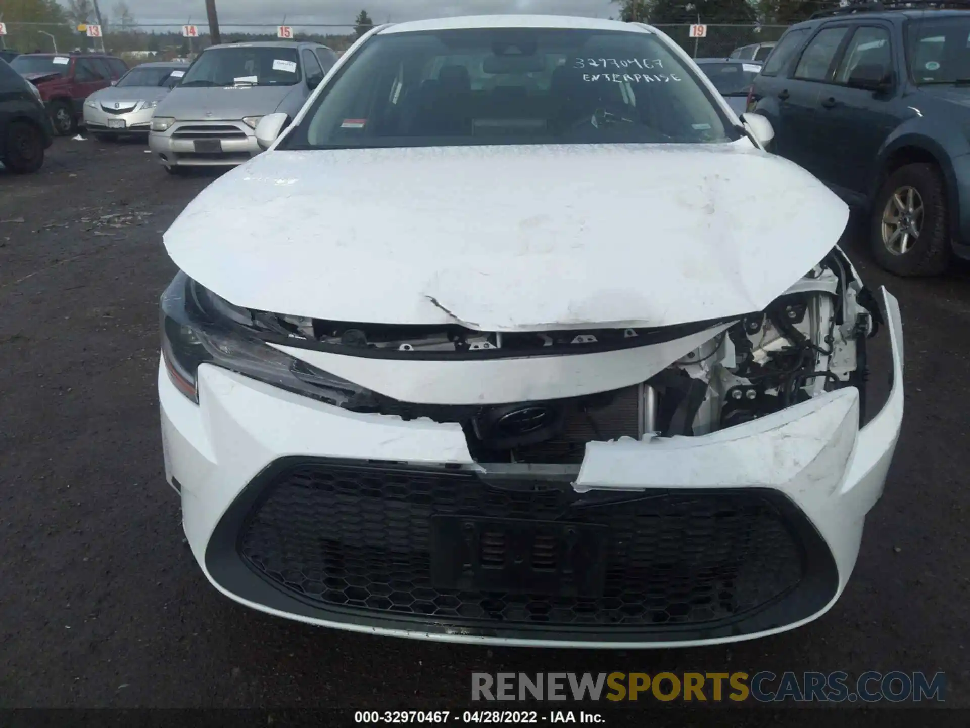 6 Photograph of a damaged car 5YFEPMAE1MP202831 TOYOTA COROLLA 2021