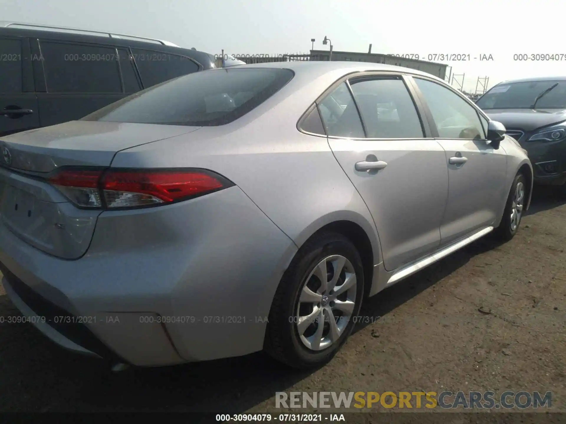 4 Photograph of a damaged car 5YFEPMAE1MP204854 TOYOTA COROLLA 2021