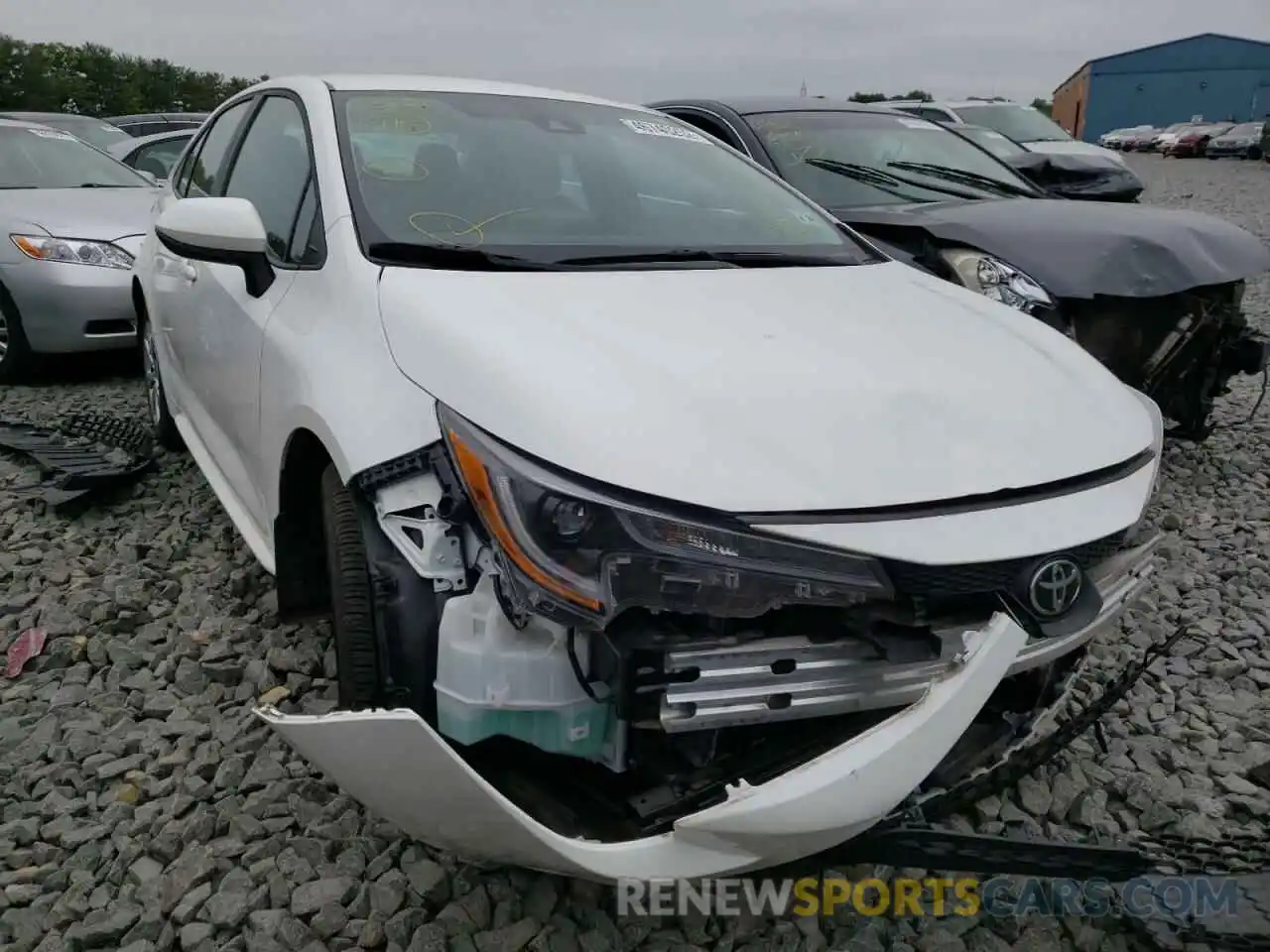 1 Photograph of a damaged car 5YFEPMAE1MP204904 TOYOTA COROLLA 2021