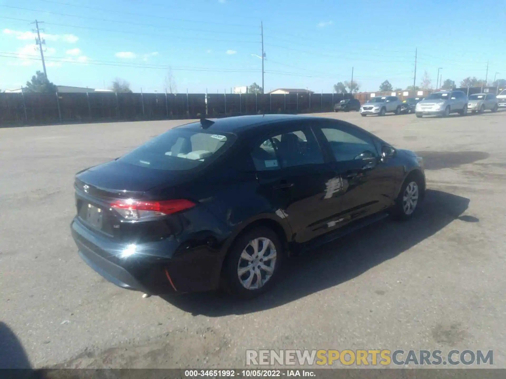 4 Photograph of a damaged car 5YFEPMAE1MP205552 TOYOTA COROLLA 2021