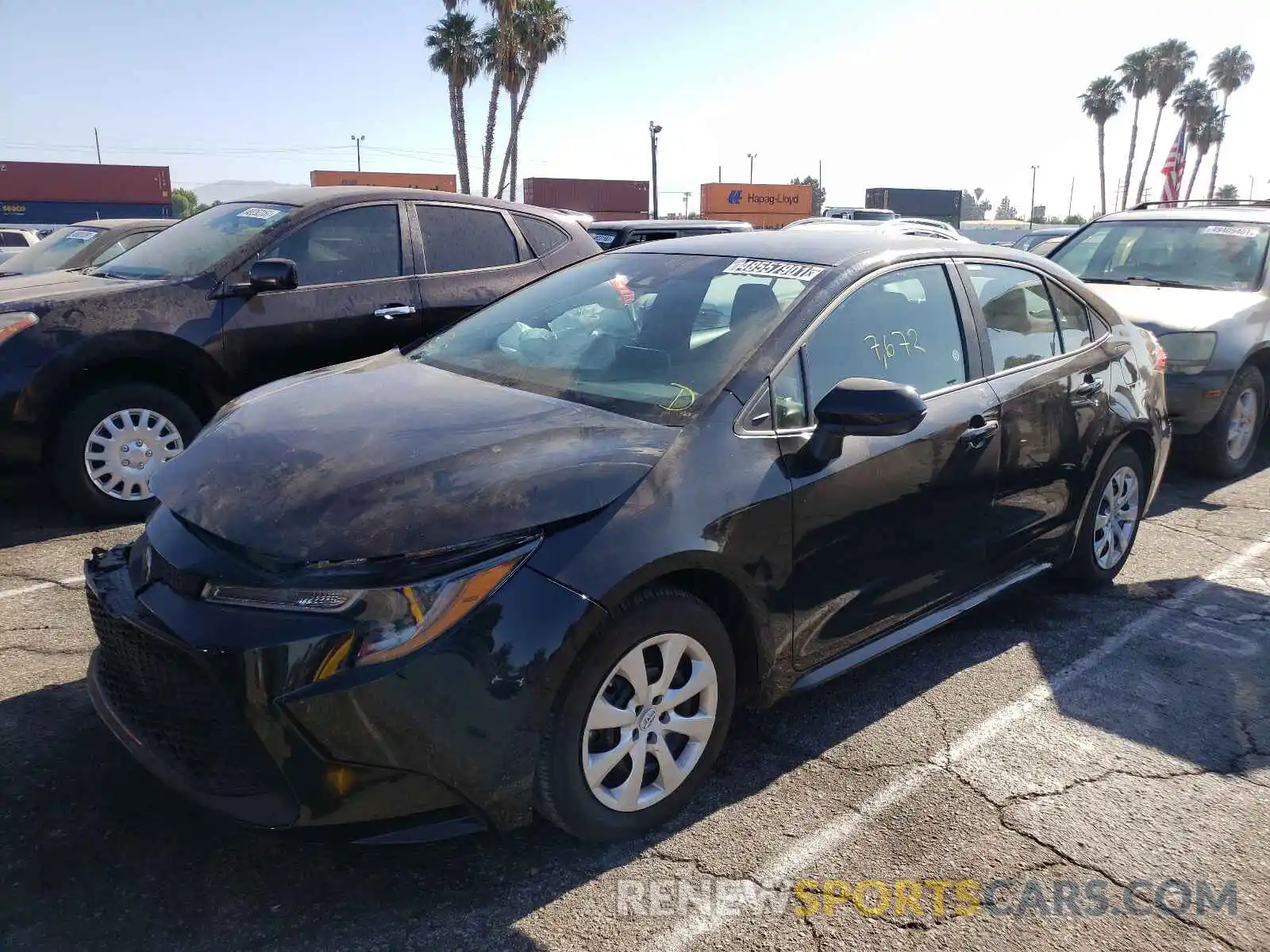 2 Photograph of a damaged car 5YFEPMAE1MP205874 TOYOTA COROLLA 2021