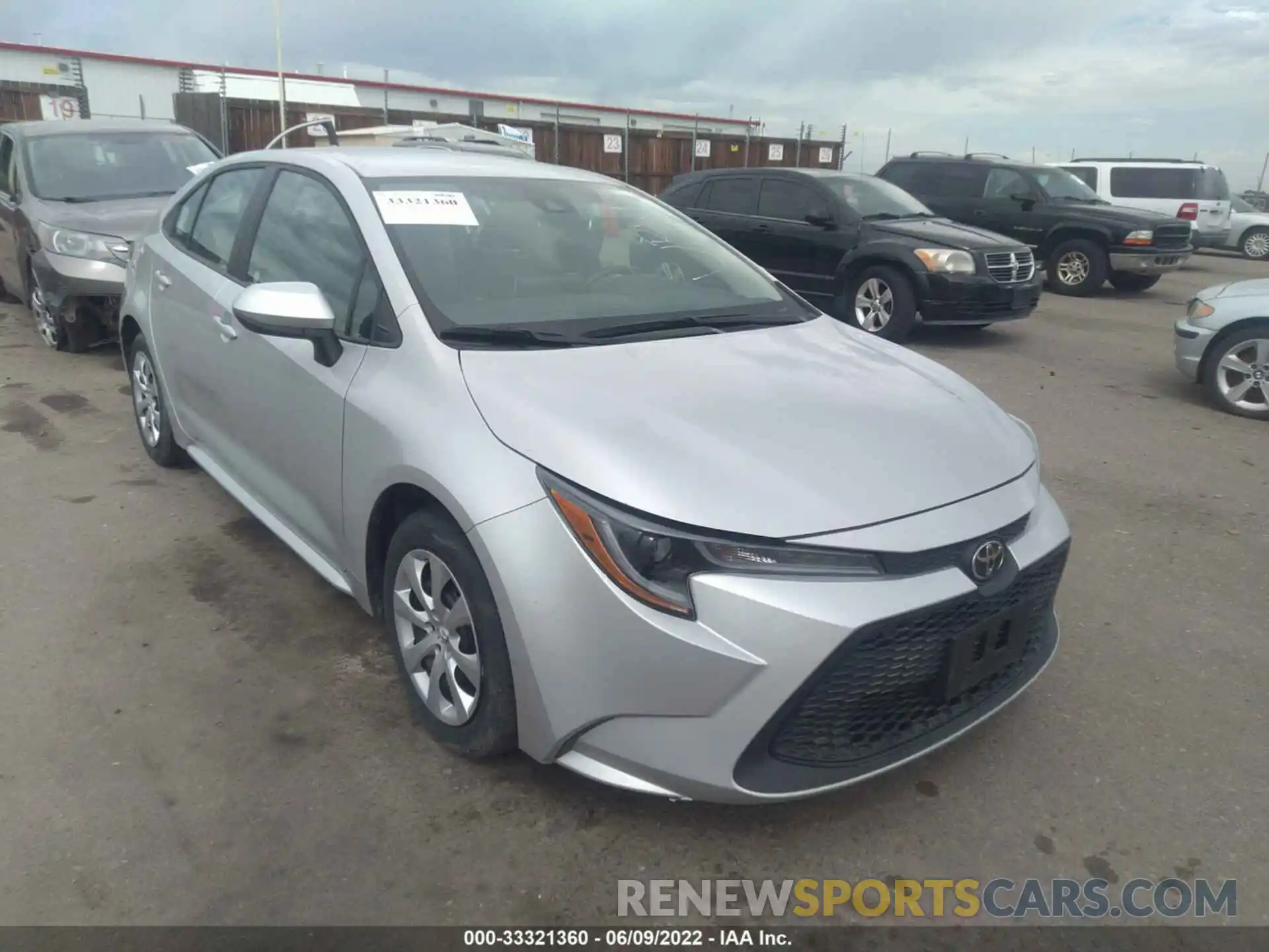 1 Photograph of a damaged car 5YFEPMAE1MP206538 TOYOTA COROLLA 2021