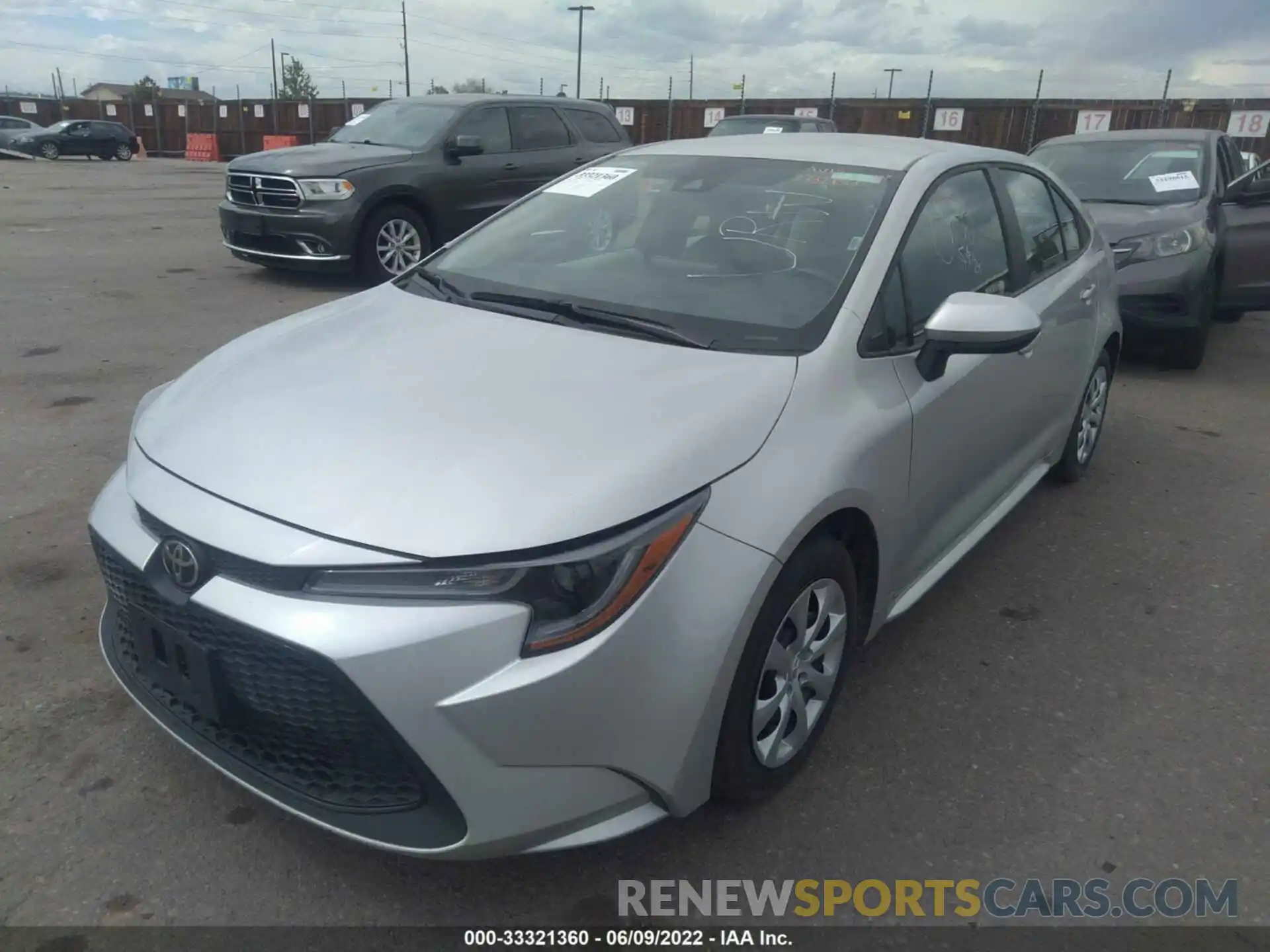 2 Photograph of a damaged car 5YFEPMAE1MP206538 TOYOTA COROLLA 2021