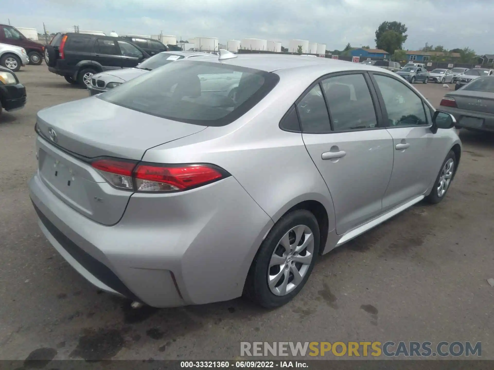 4 Photograph of a damaged car 5YFEPMAE1MP206538 TOYOTA COROLLA 2021