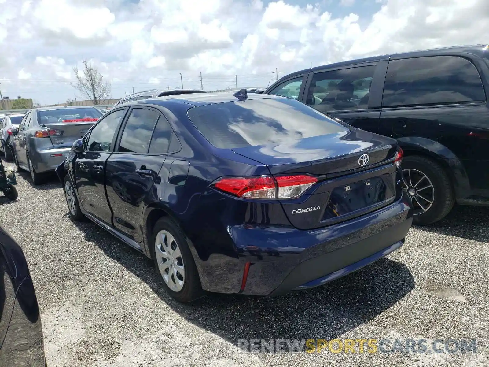 3 Photograph of a damaged car 5YFEPMAE1MP206636 TOYOTA COROLLA 2021