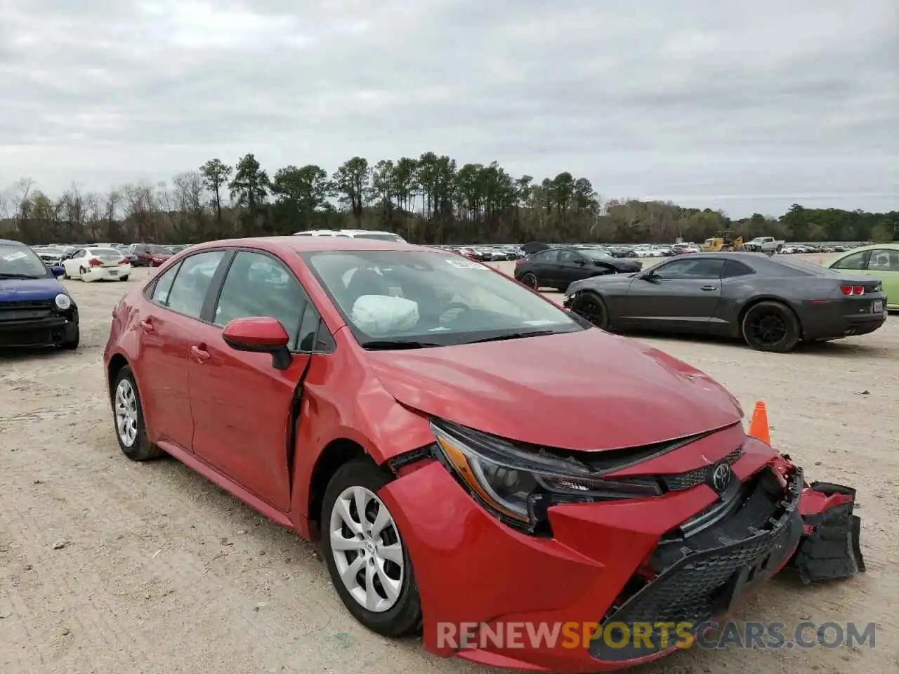 1 Photograph of a damaged car 5YFEPMAE1MP207026 TOYOTA COROLLA 2021