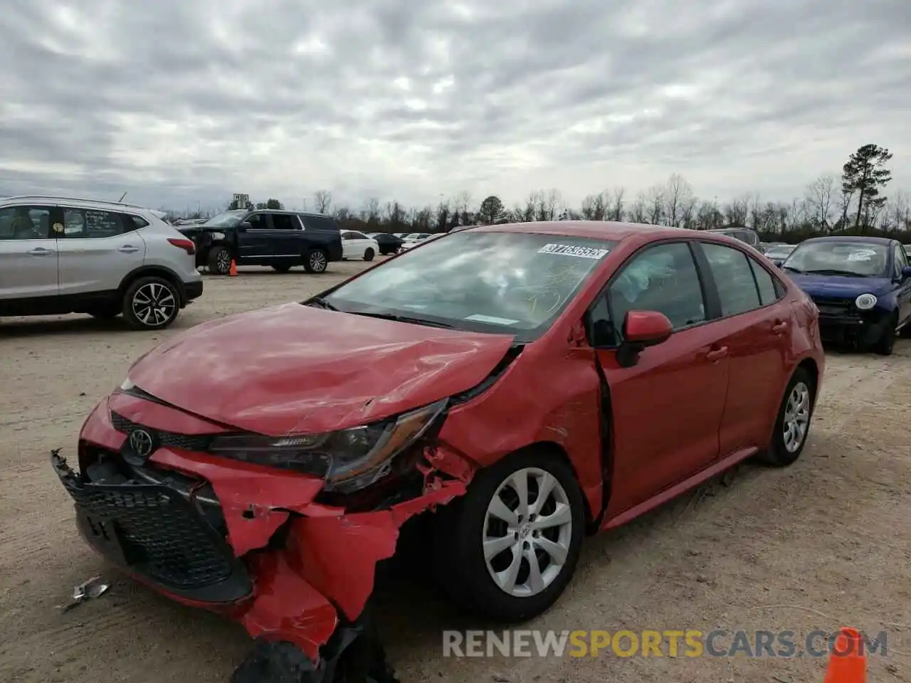 2 Photograph of a damaged car 5YFEPMAE1MP207026 TOYOTA COROLLA 2021