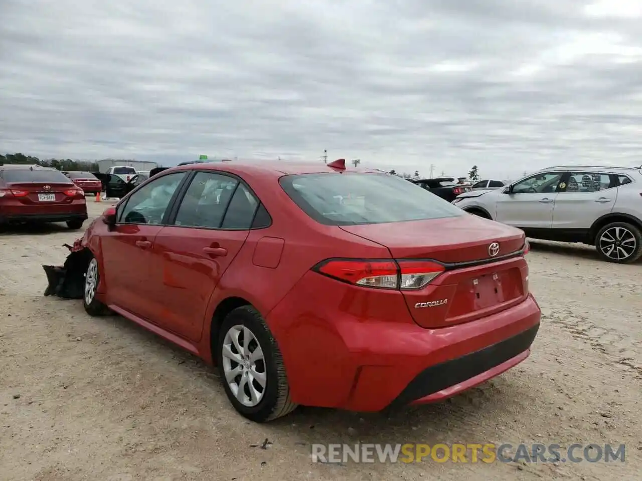 3 Photograph of a damaged car 5YFEPMAE1MP207026 TOYOTA COROLLA 2021