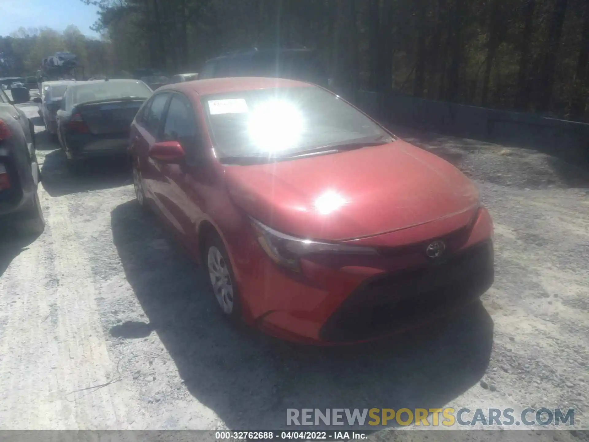 1 Photograph of a damaged car 5YFEPMAE1MP207267 TOYOTA COROLLA 2021