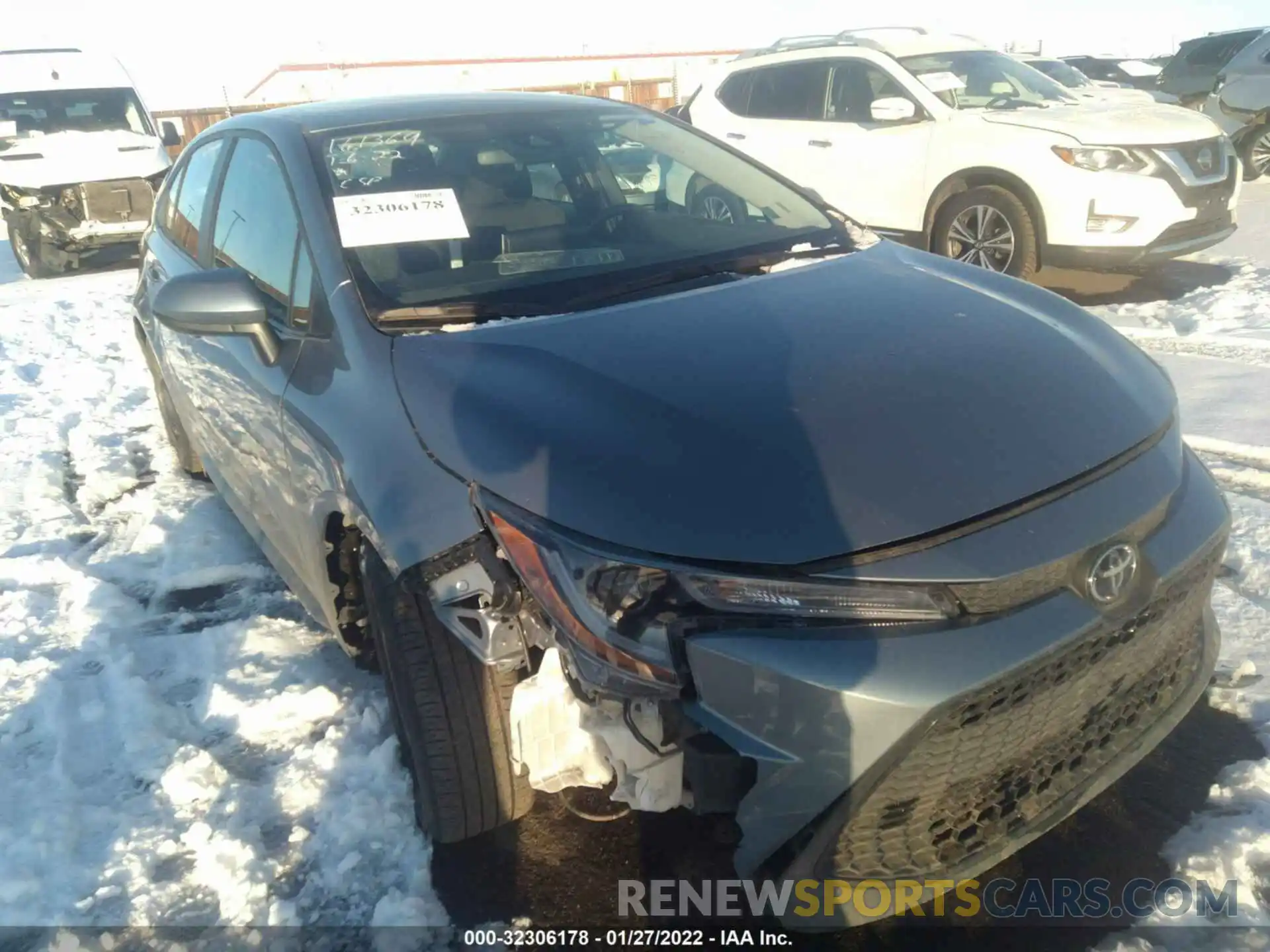 1 Photograph of a damaged car 5YFEPMAE1MP207348 TOYOTA COROLLA 2021