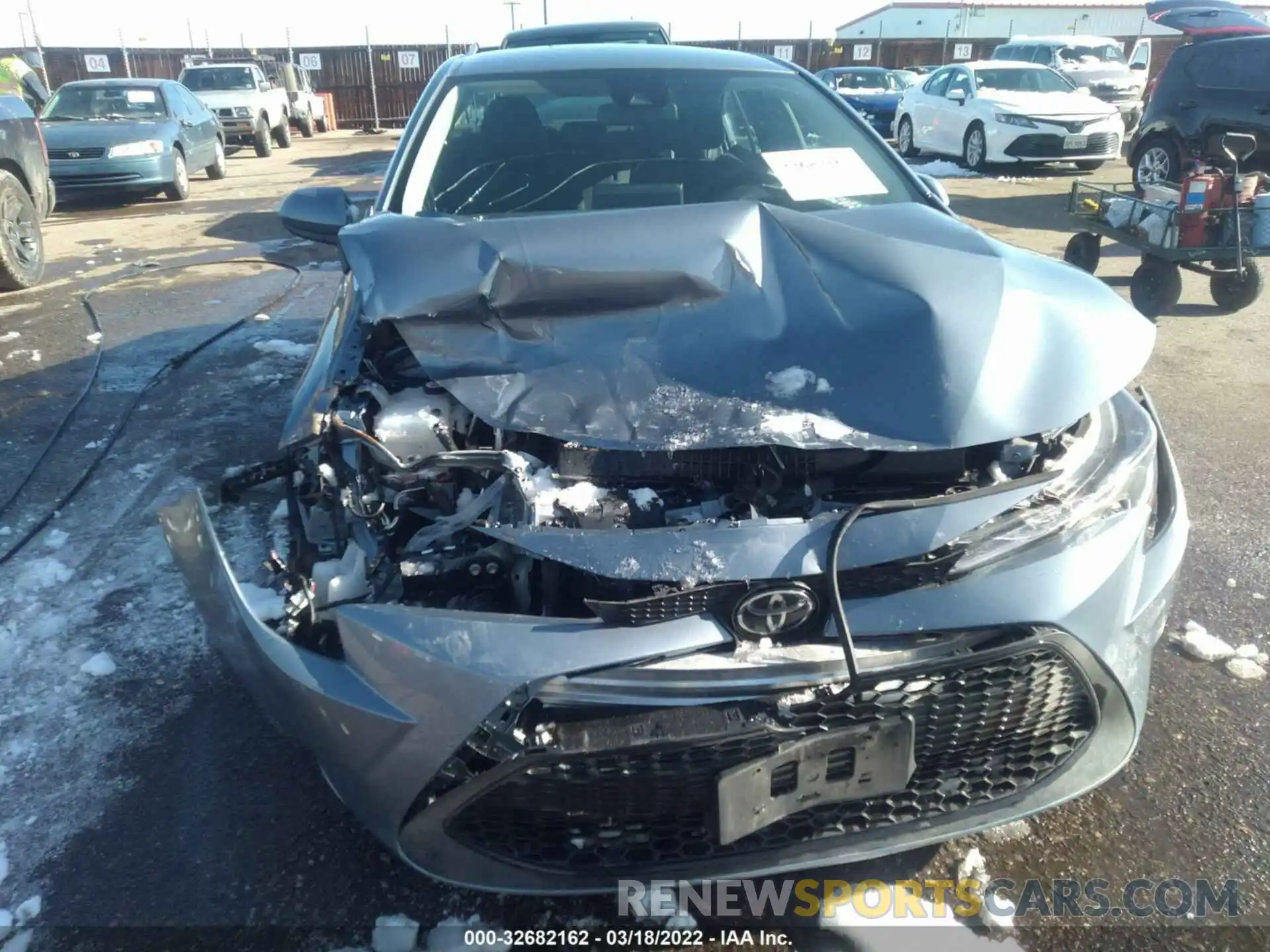 6 Photograph of a damaged car 5YFEPMAE1MP209035 TOYOTA COROLLA 2021