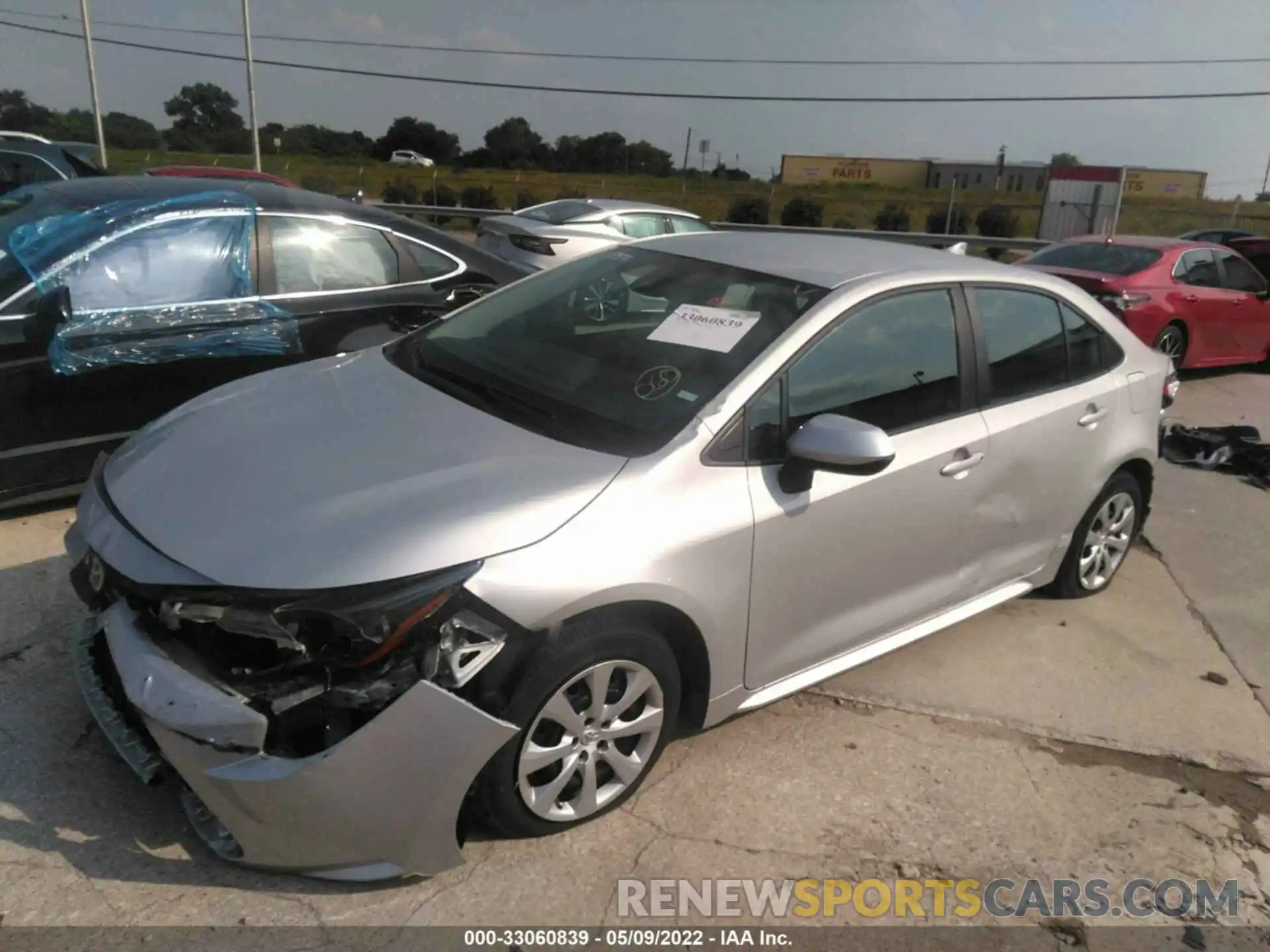 2 Photograph of a damaged car 5YFEPMAE1MP211416 TOYOTA COROLLA 2021