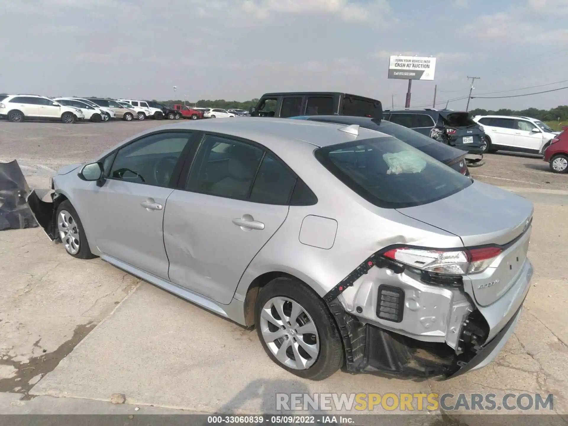 3 Photograph of a damaged car 5YFEPMAE1MP211416 TOYOTA COROLLA 2021