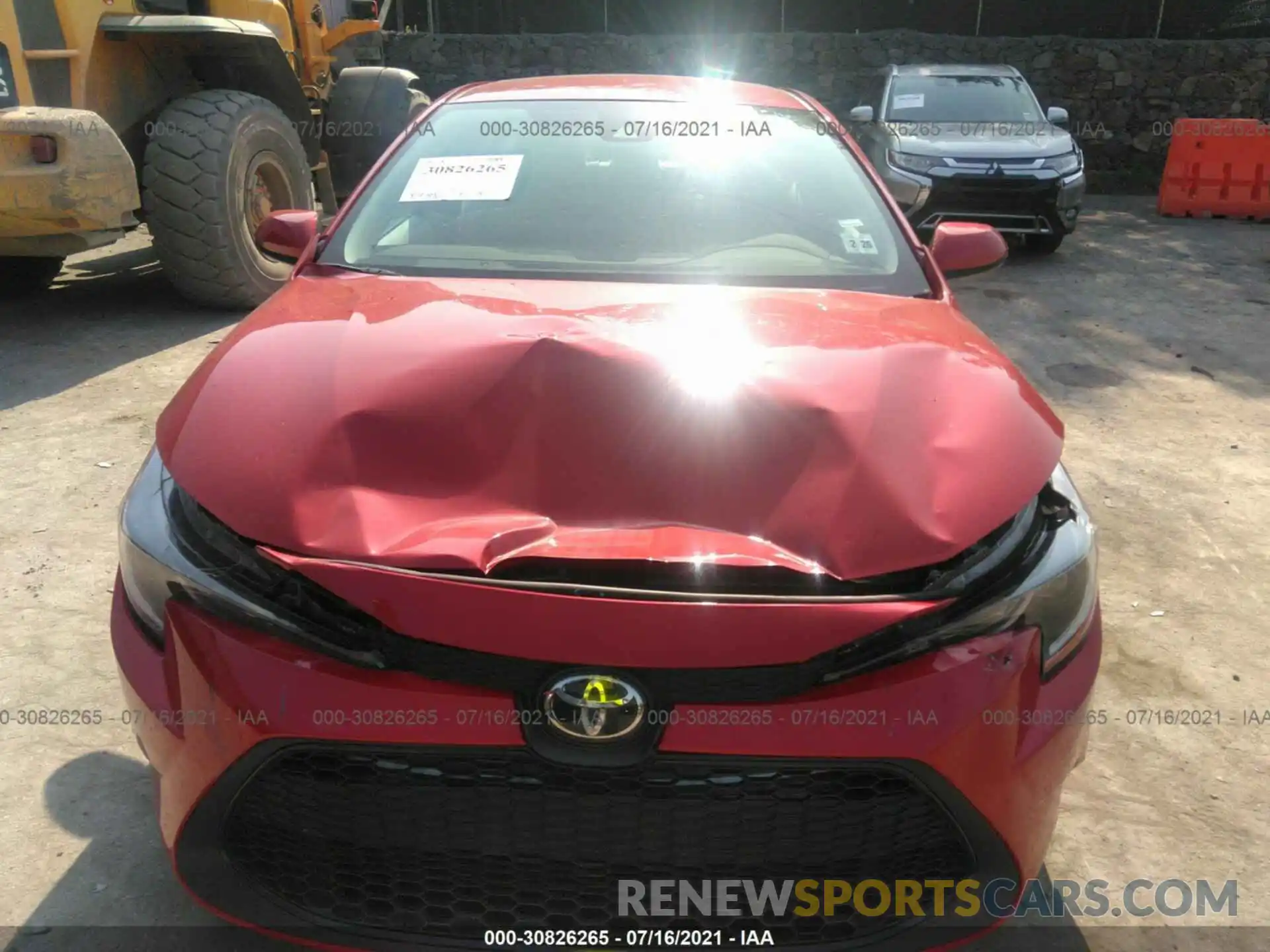 6 Photograph of a damaged car 5YFEPMAE1MP211982 TOYOTA COROLLA 2021