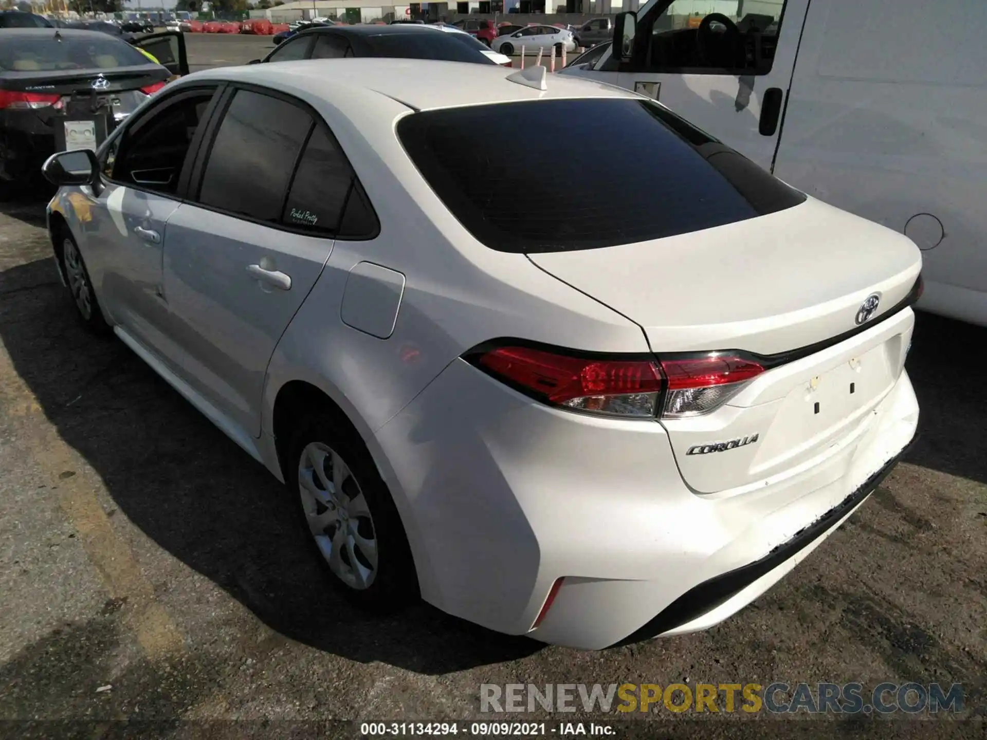 3 Photograph of a damaged car 5YFEPMAE1MP212310 TOYOTA COROLLA 2021