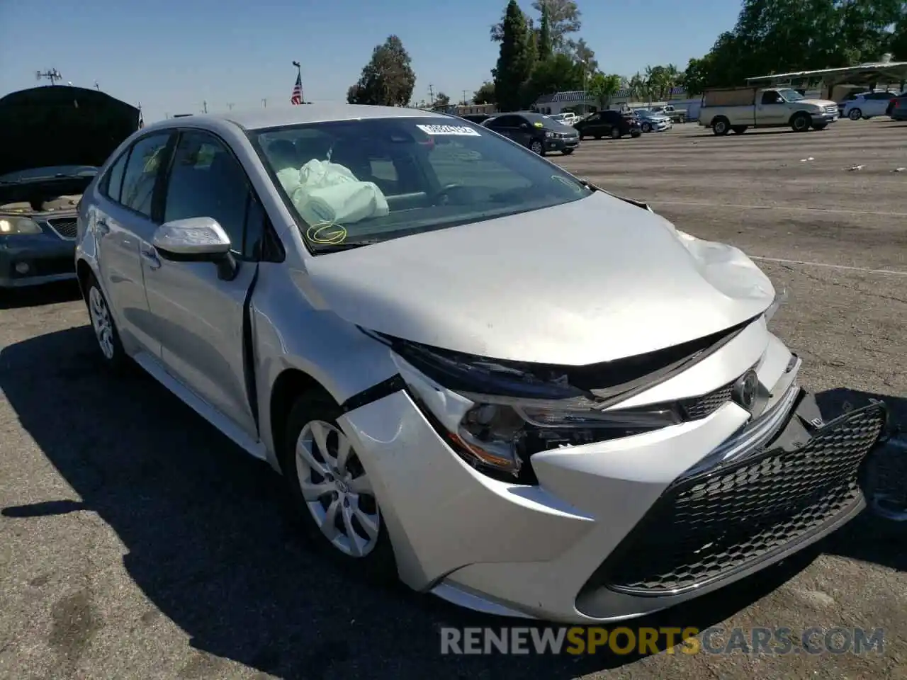 1 Photograph of a damaged car 5YFEPMAE1MP212324 TOYOTA COROLLA 2021