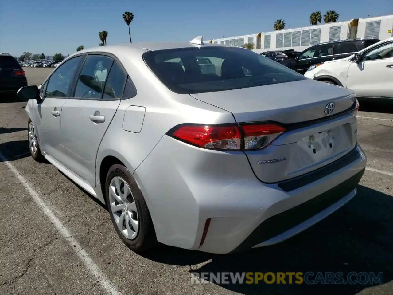 3 Photograph of a damaged car 5YFEPMAE1MP212324 TOYOTA COROLLA 2021