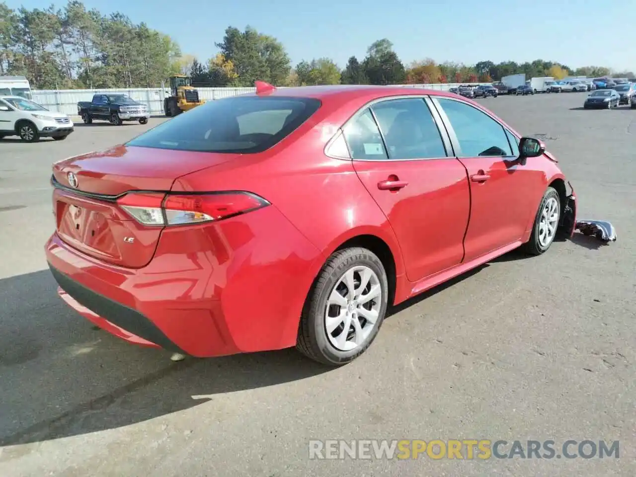 4 Photograph of a damaged car 5YFEPMAE1MP212825 TOYOTA COROLLA 2021