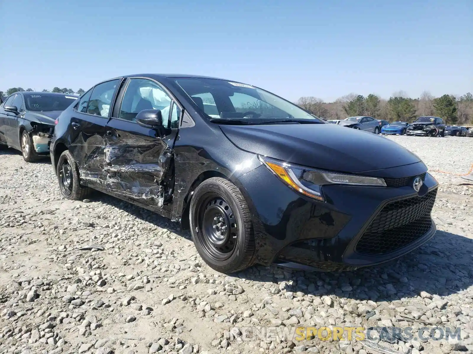 1 Photograph of a damaged car 5YFEPMAE1MP213618 TOYOTA COROLLA 2021