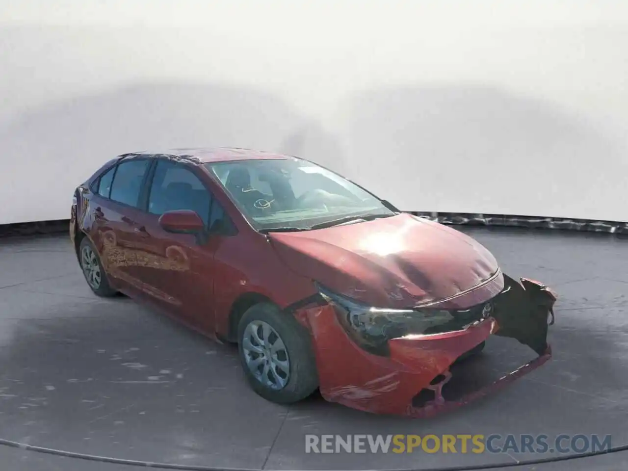 1 Photograph of a damaged car 5YFEPMAE1MP214350 TOYOTA COROLLA 2021