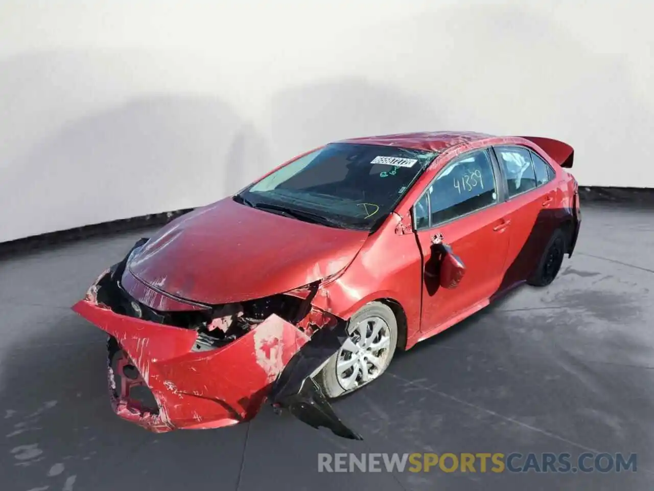 2 Photograph of a damaged car 5YFEPMAE1MP214350 TOYOTA COROLLA 2021