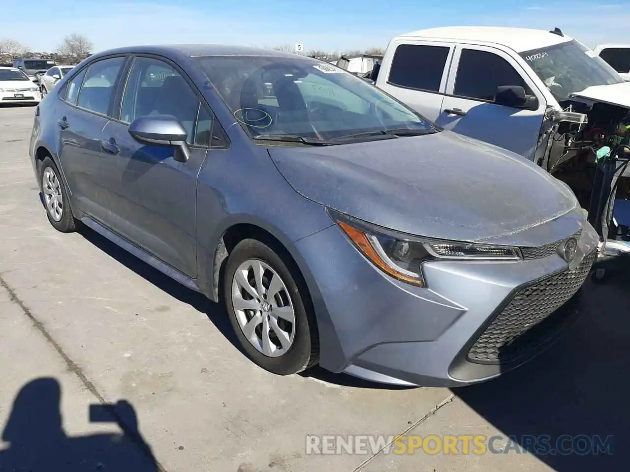 1 Photograph of a damaged car 5YFEPMAE1MP215854 TOYOTA COROLLA 2021