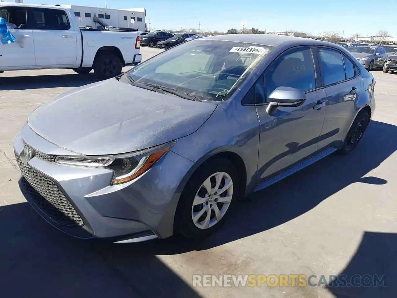 2 Photograph of a damaged car 5YFEPMAE1MP215854 TOYOTA COROLLA 2021