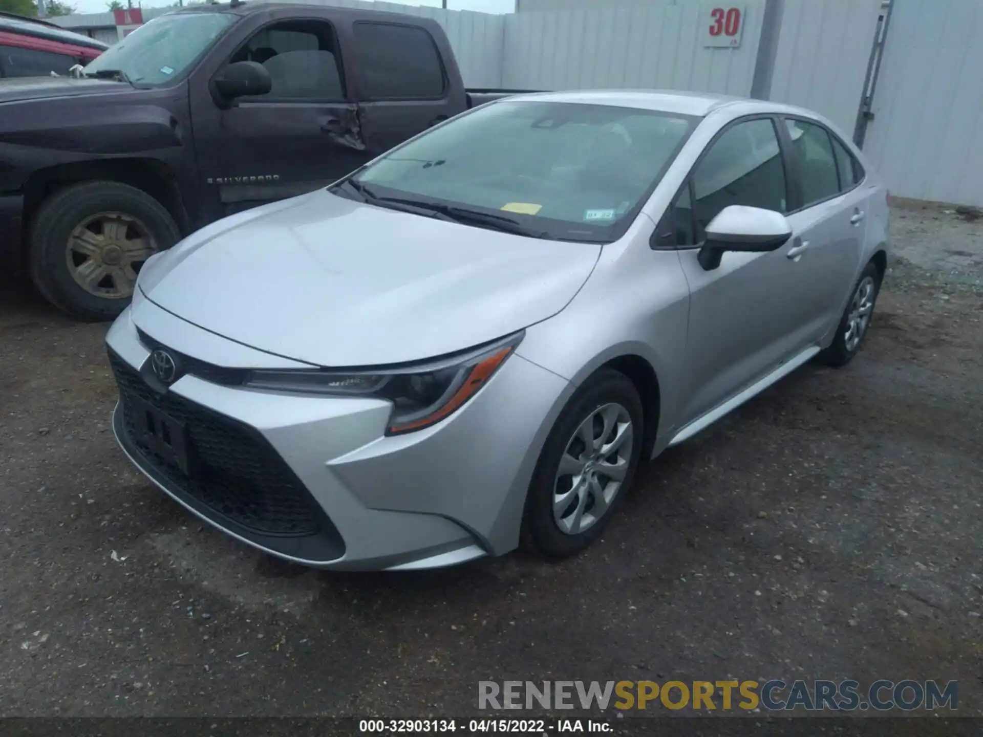 2 Photograph of a damaged car 5YFEPMAE1MP215949 TOYOTA COROLLA 2021