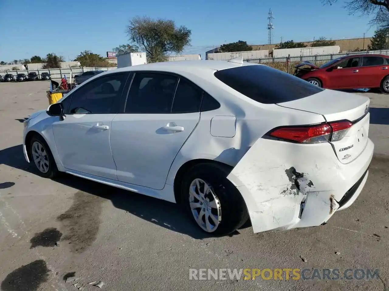 2 Photograph of a damaged car 5YFEPMAE1MP216244 TOYOTA COROLLA 2021