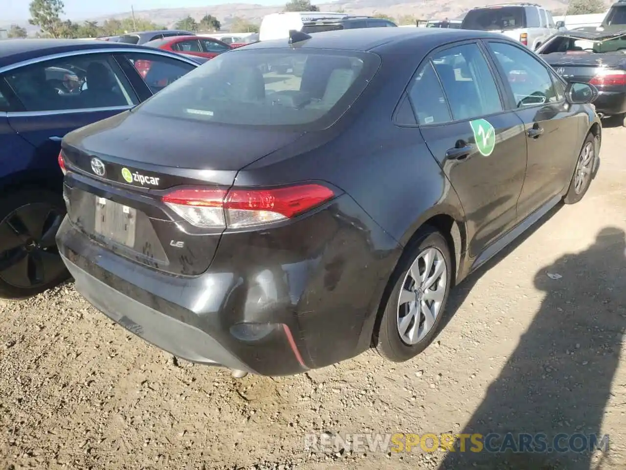 4 Photograph of a damaged car 5YFEPMAE1MP216325 TOYOTA COROLLA 2021