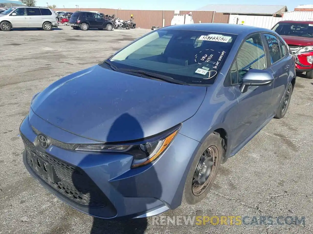 2 Photograph of a damaged car 5YFEPMAE1MP216440 TOYOTA COROLLA 2021