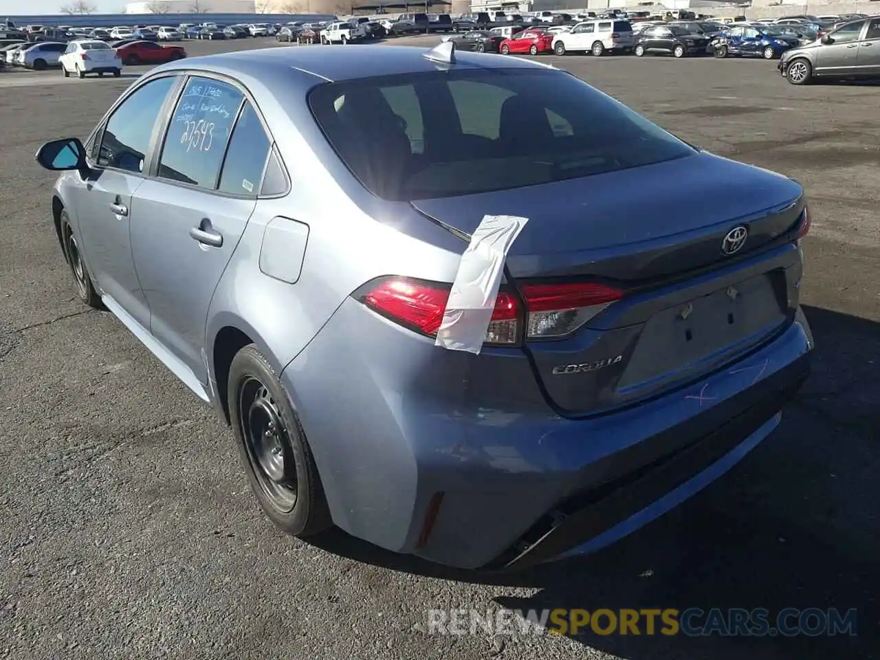 3 Photograph of a damaged car 5YFEPMAE1MP216440 TOYOTA COROLLA 2021